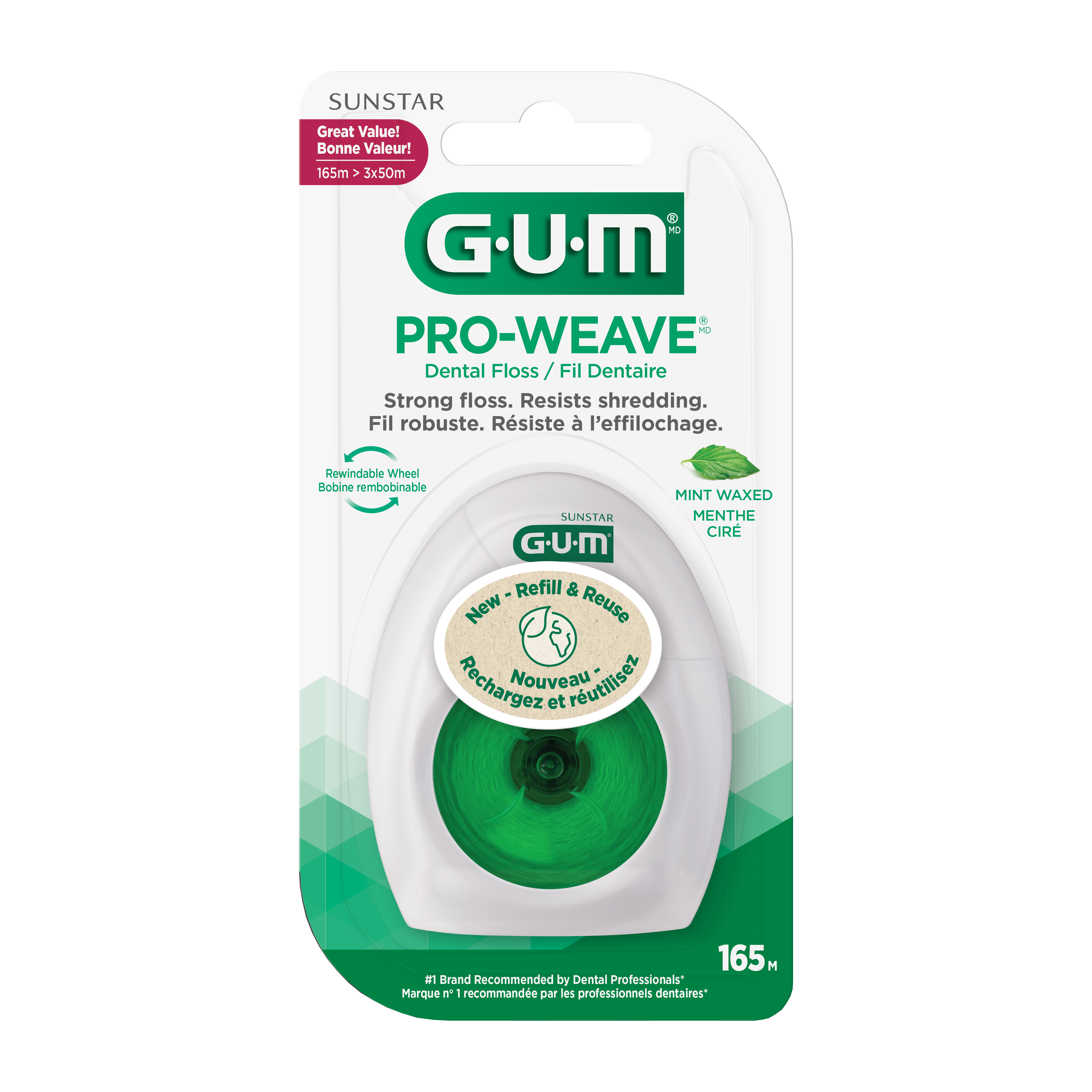 PROWEAVE Mint String Floss front packaging