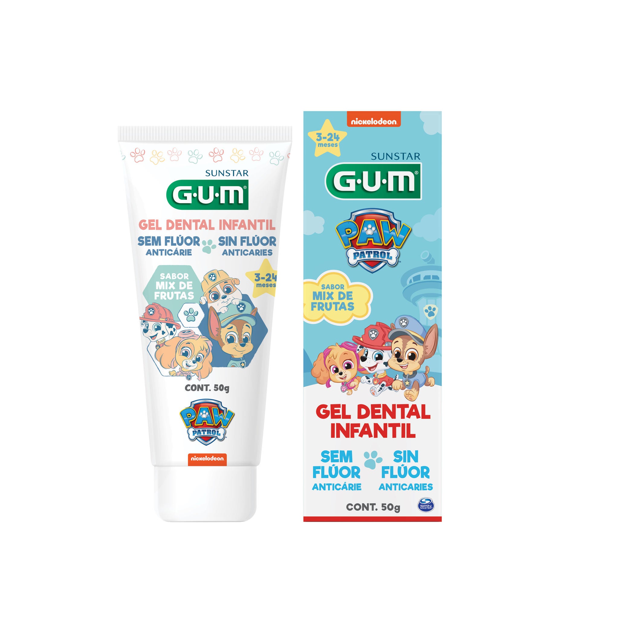 Gel Dental Sem flúor Patrulha Canina de GUM®