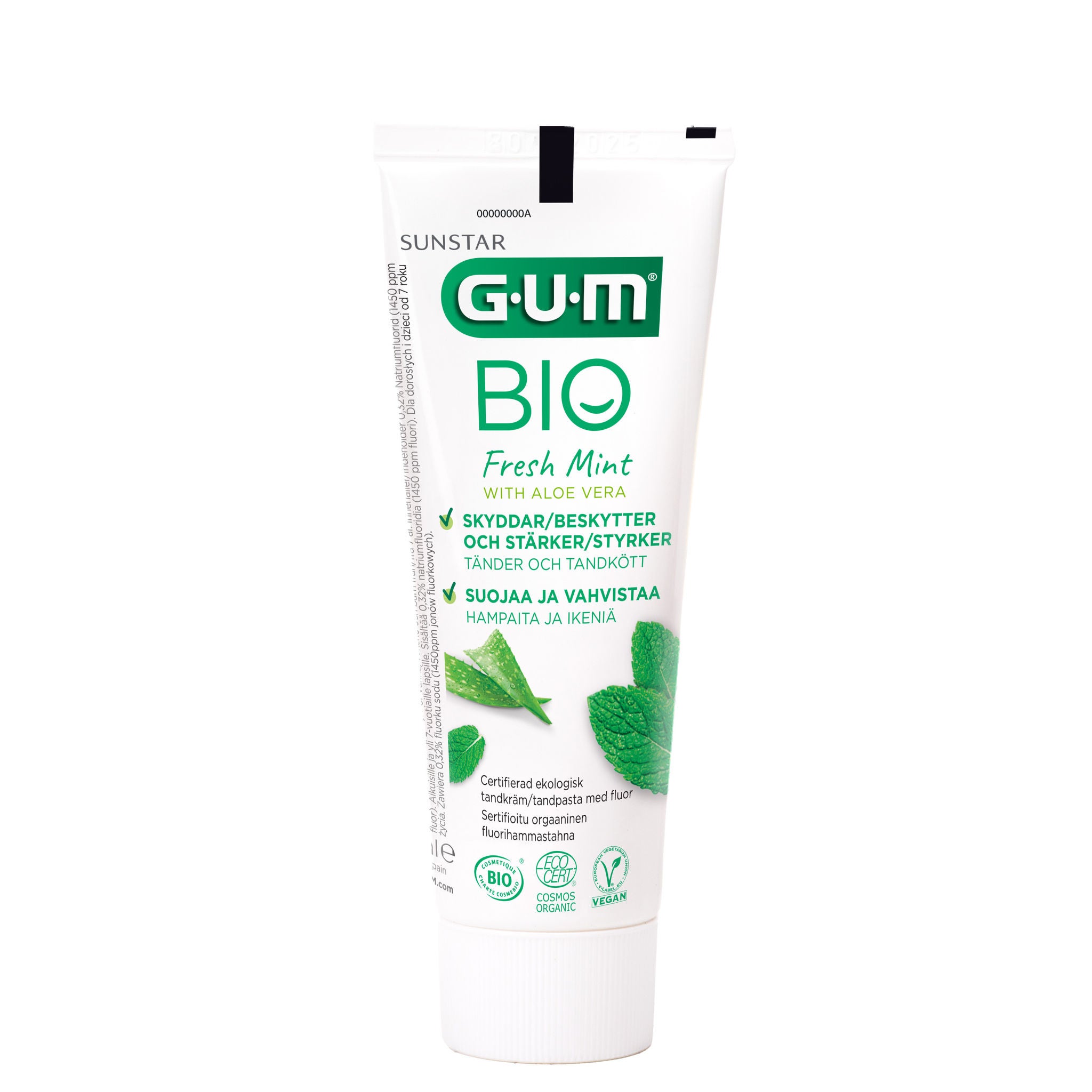 GUM Bio Fresh Mint Toothpaste with Aloe Vera 75ml