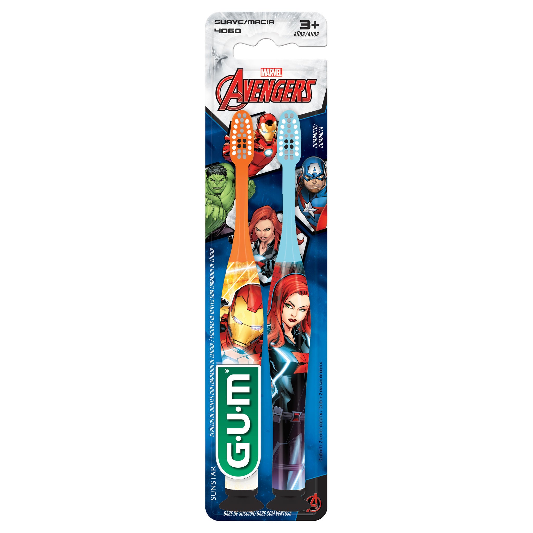 GUM AVENGERS Cepillo Manual Infantil - Regular