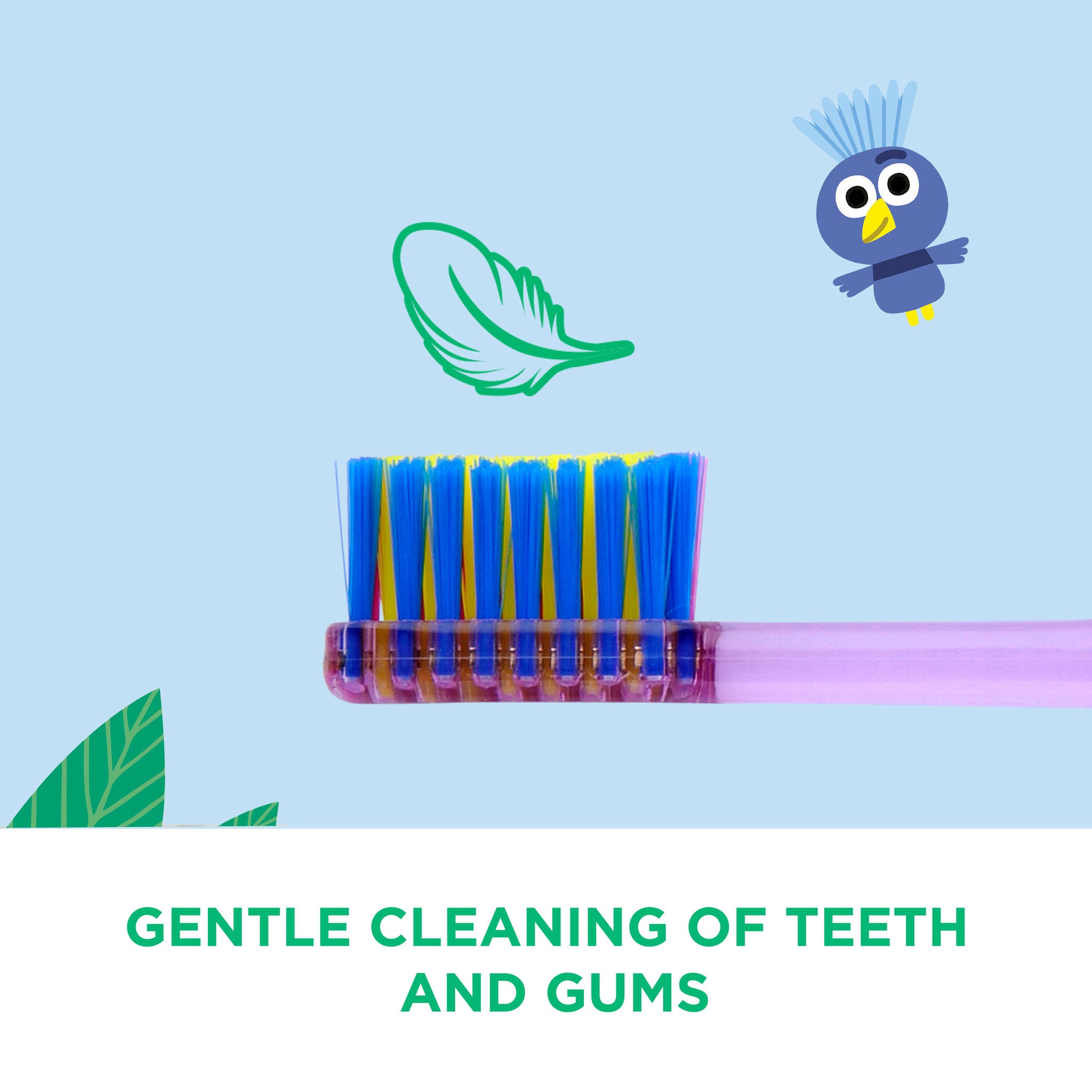 GUM LIGHT-UP with a zoom on the toothbrush head