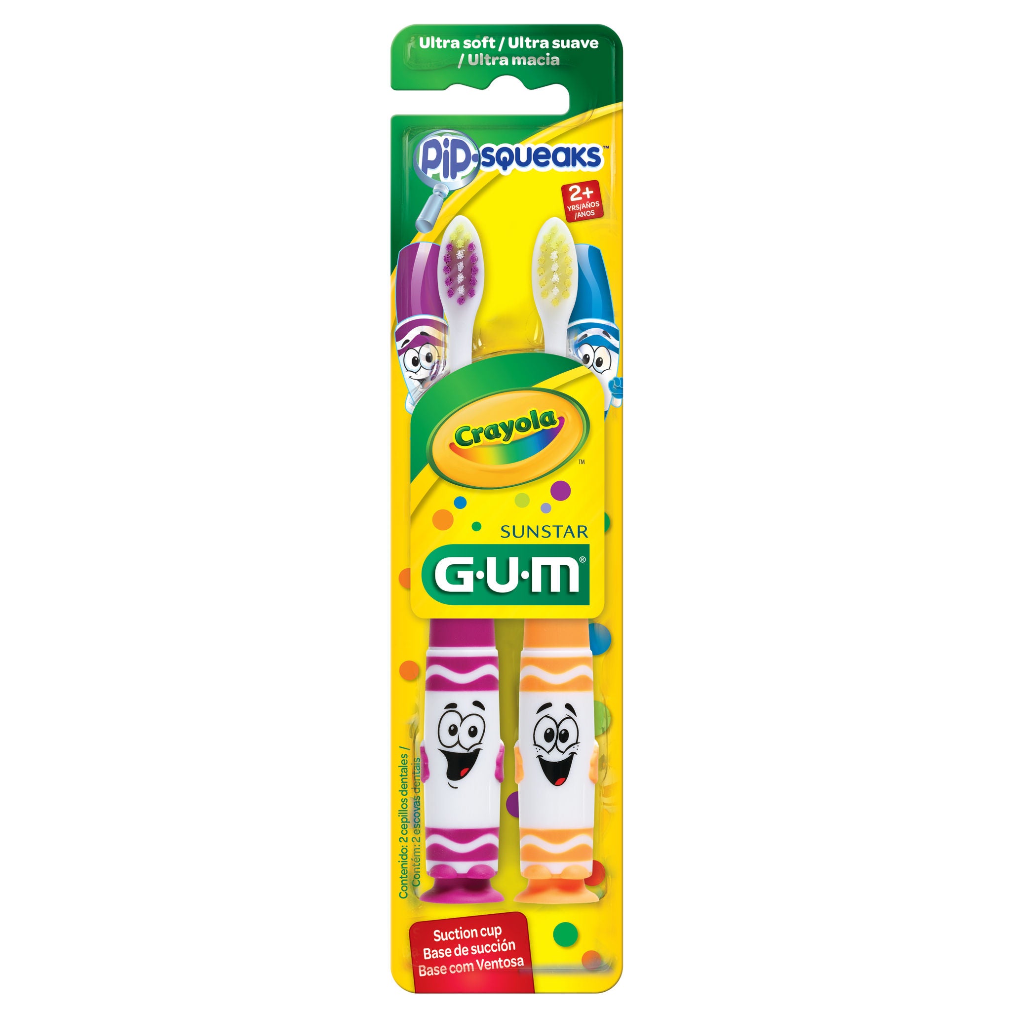 Escova Dental Infantil Pip Squeak CRAYOLA™ GUM®