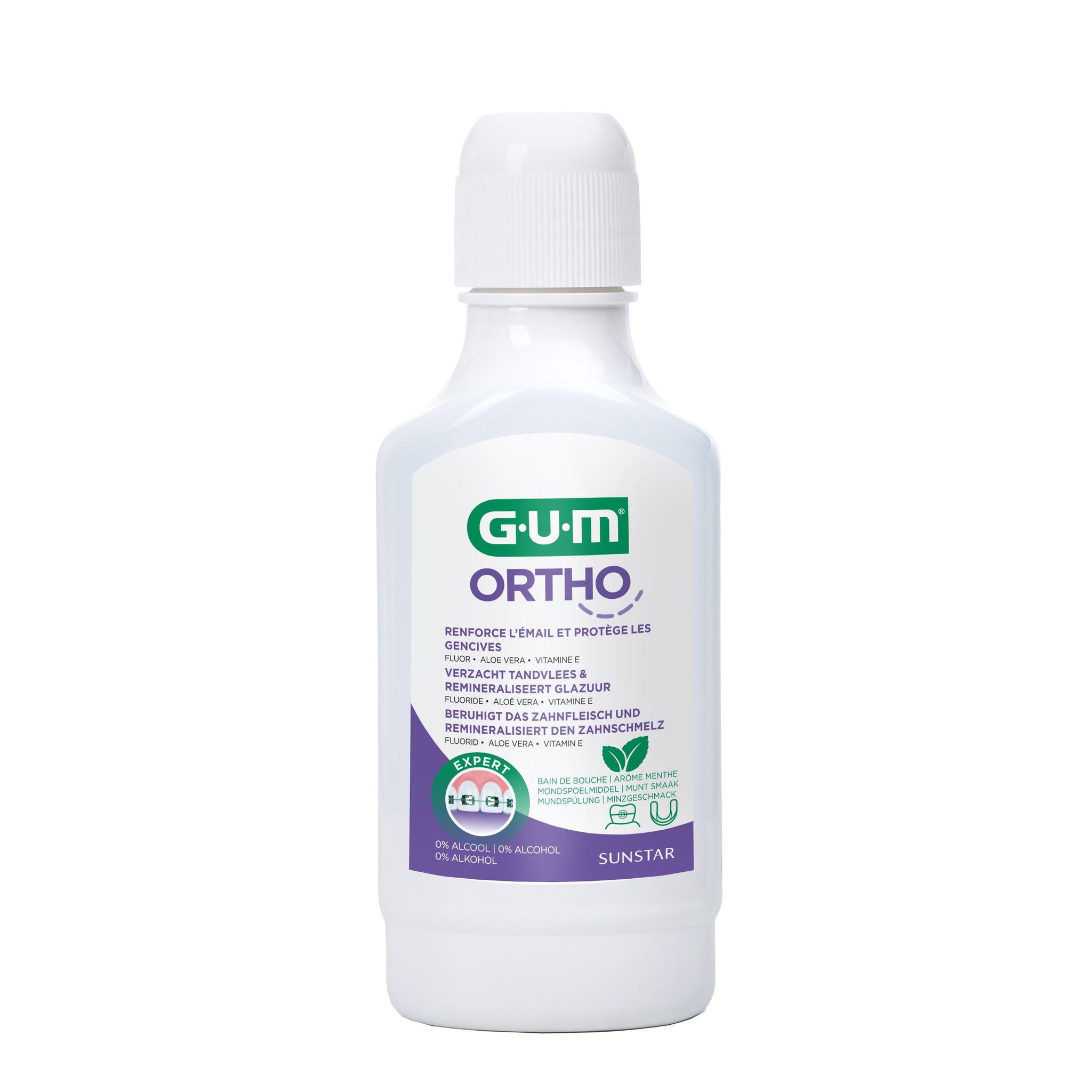 GUM ORTHO Mundspülung