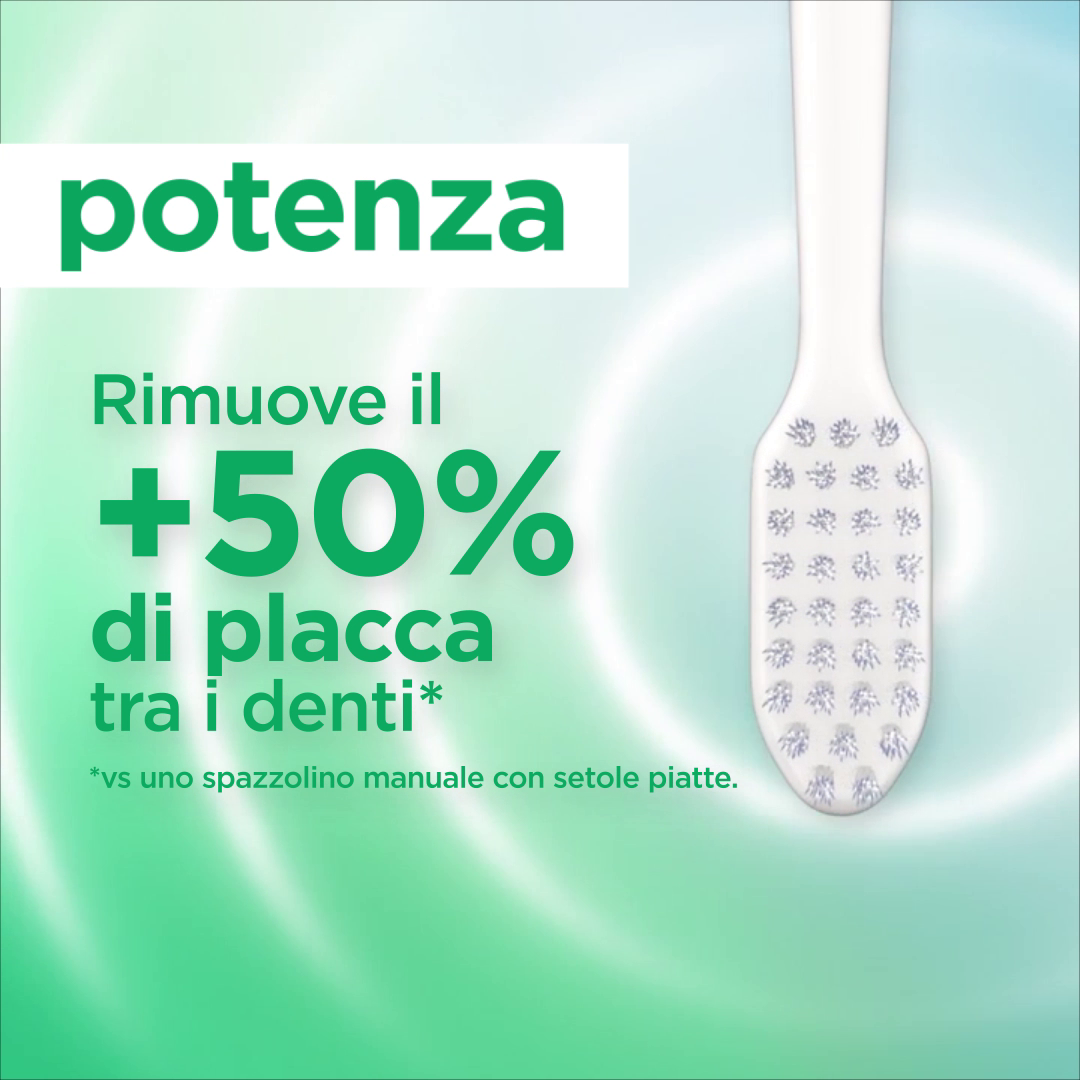Spazzolino GUM SONIC DAILY - Rimuove il +50% di placca tra i denti