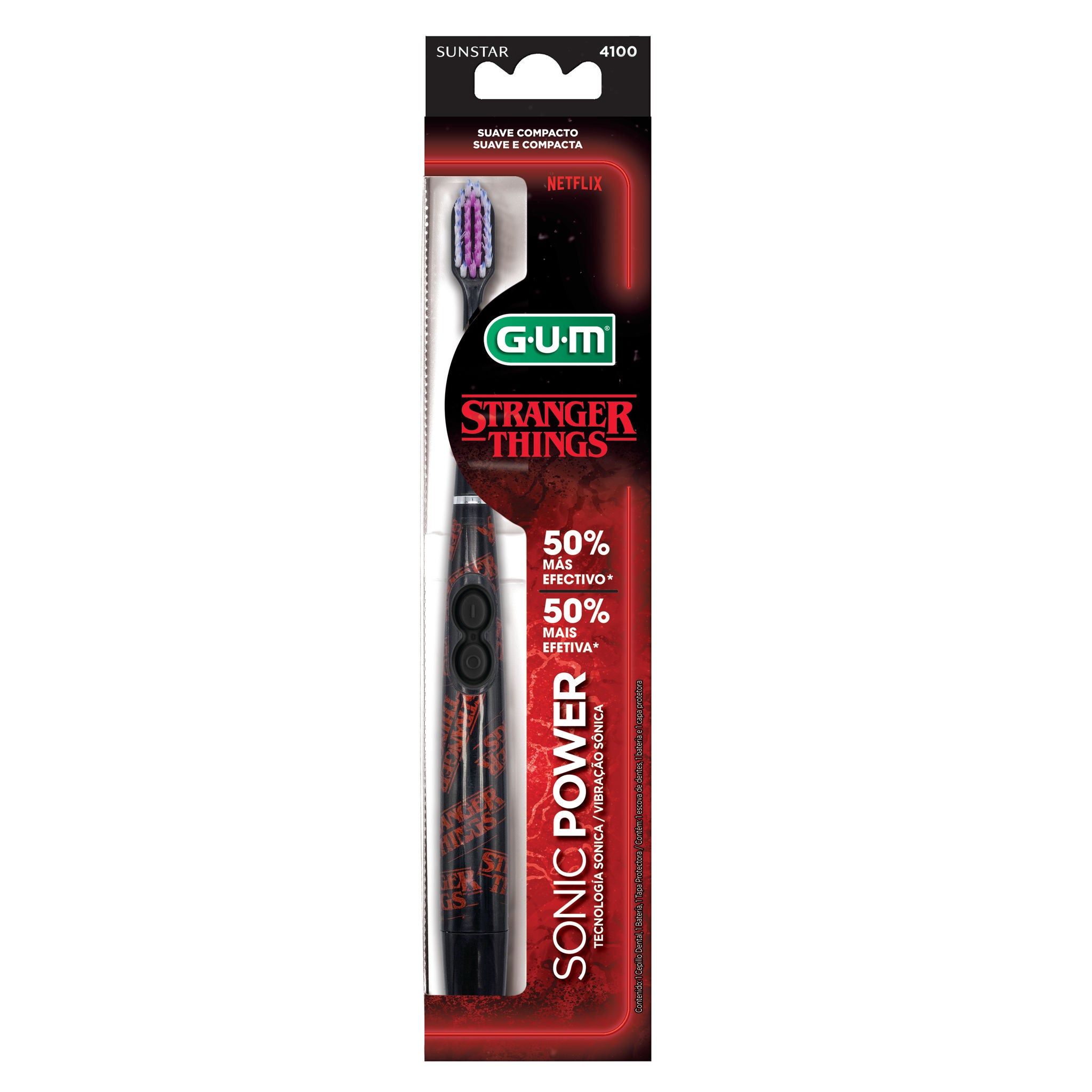 4100ST - Escova Dental Sonic Stranger Things