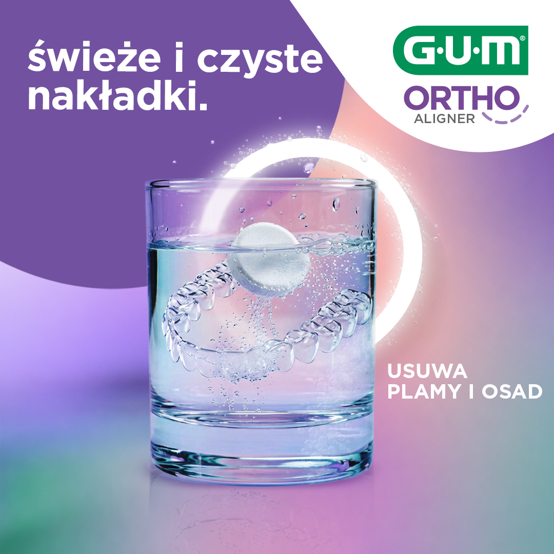 GUM ORTHO – nakładka ORTHO w szklance