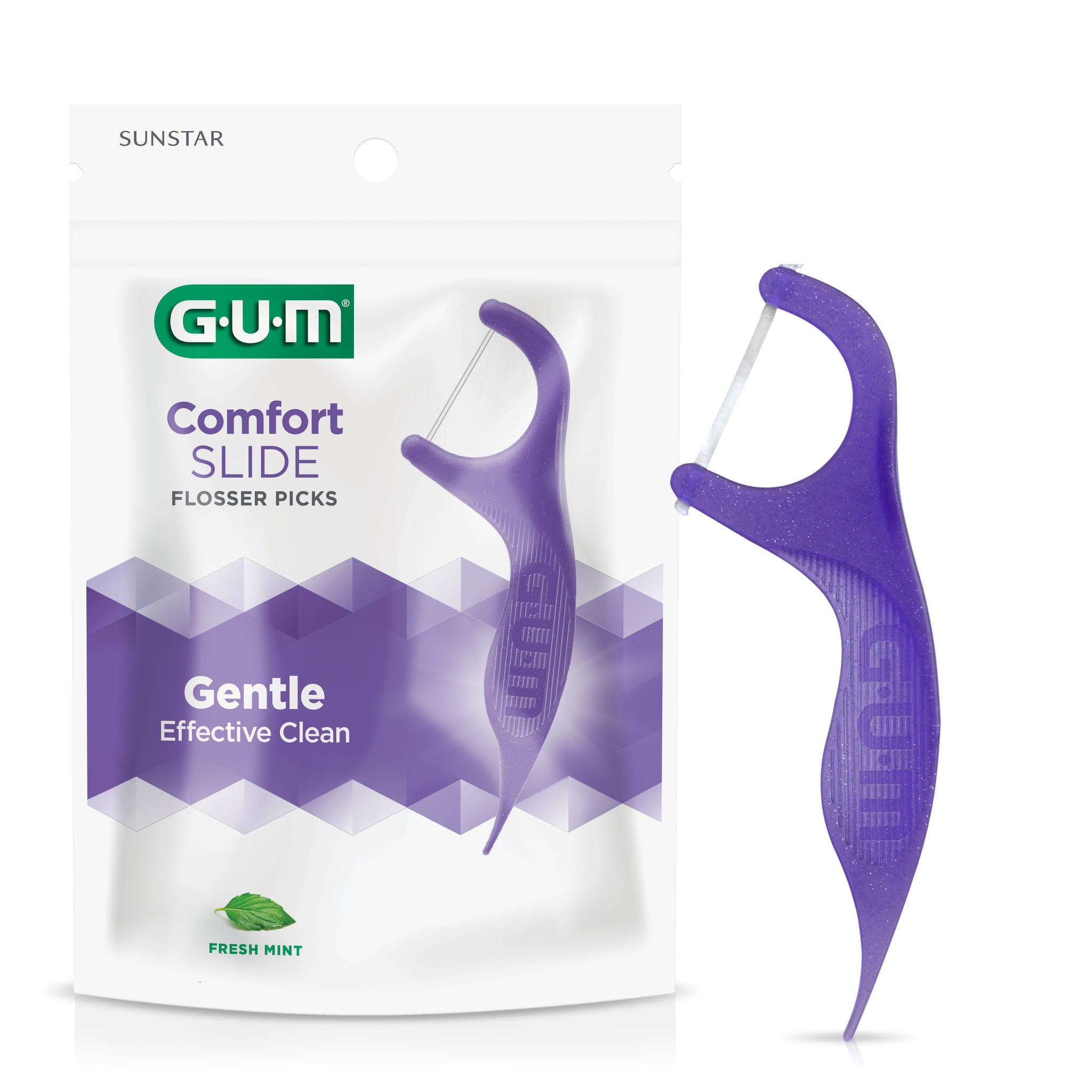 GUM Comfort Slide Flosser Picks