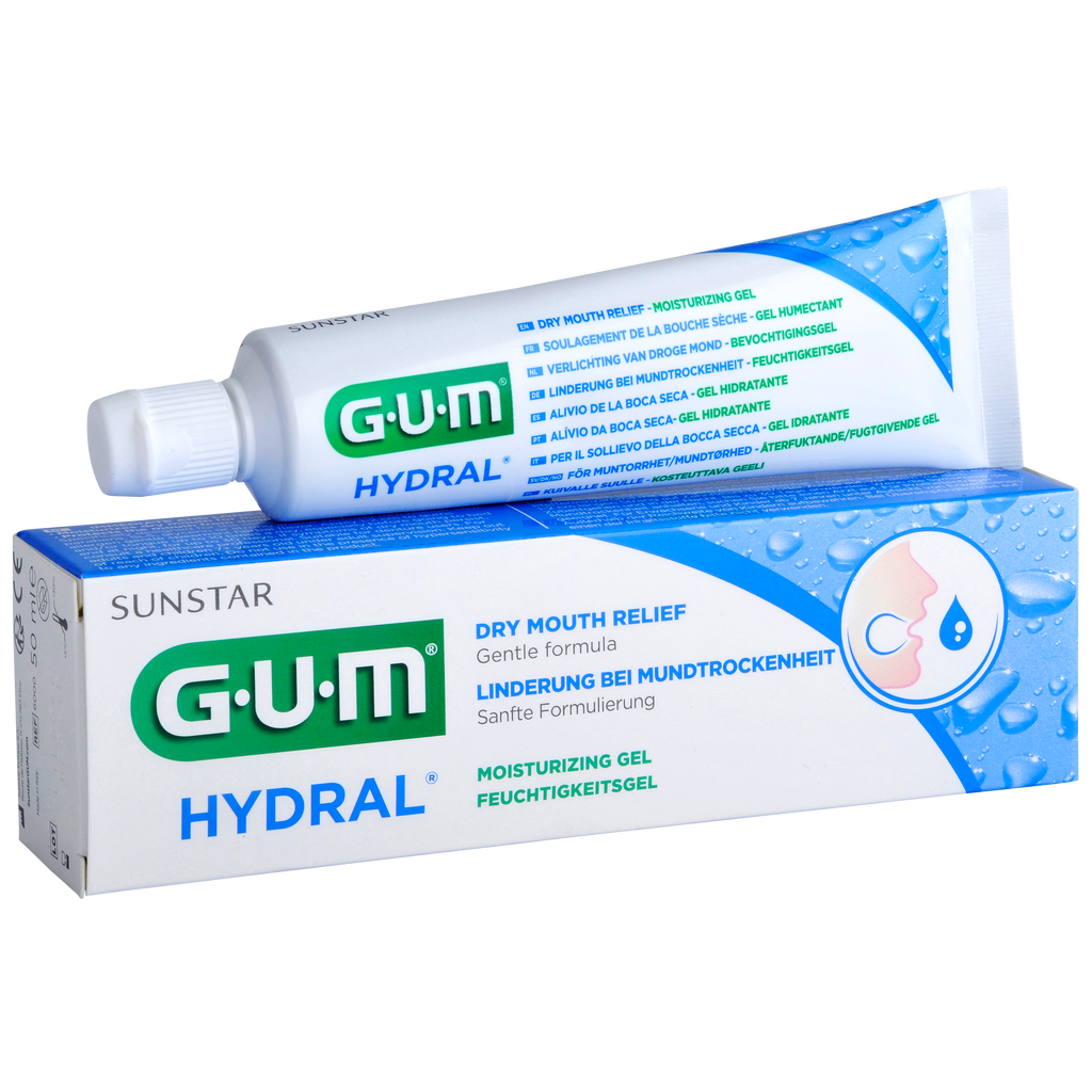 GUM® HYDRAL® Moisturizing Gel Moisturizes dry mouth