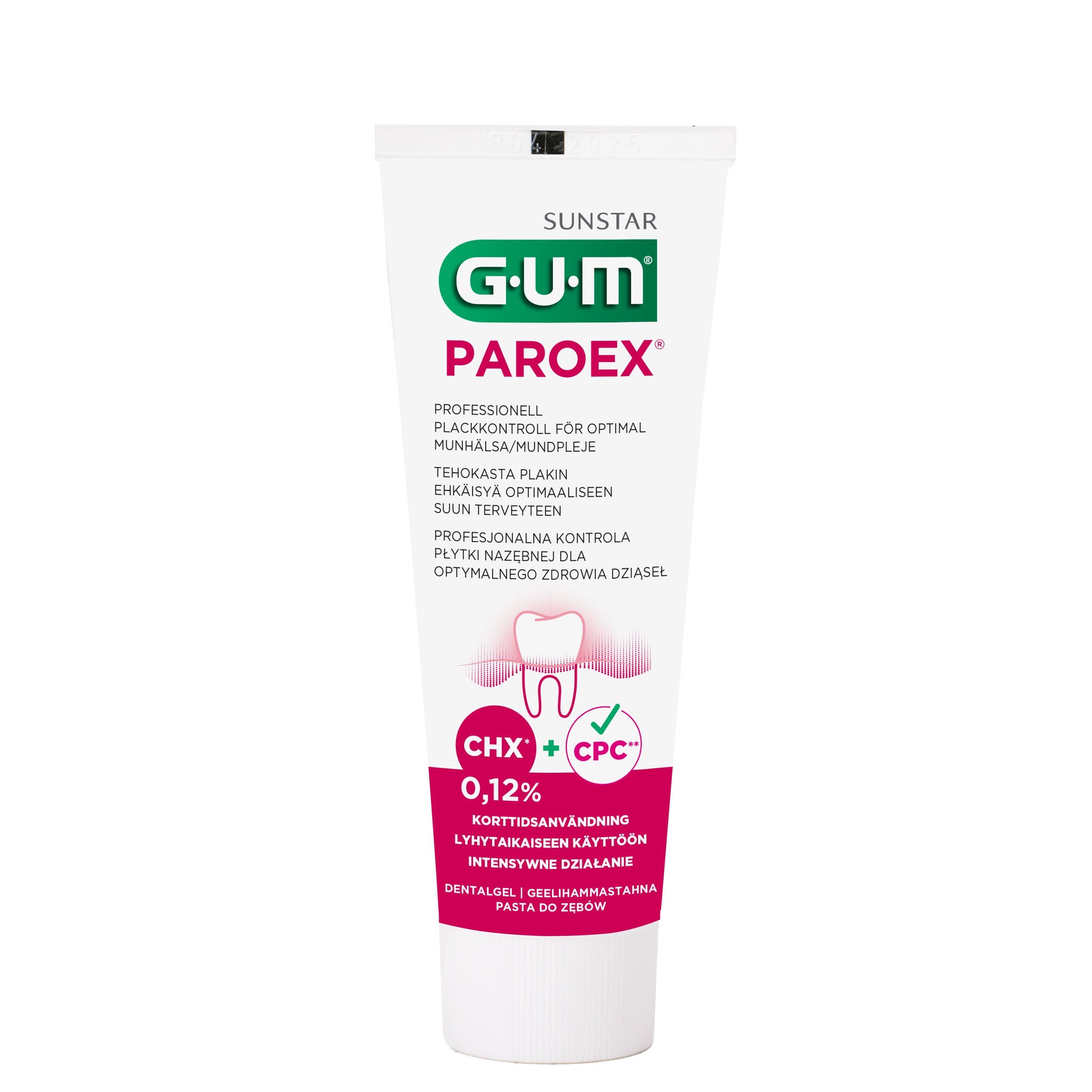 GUM PAROEX Dentalgel med klorhexidin