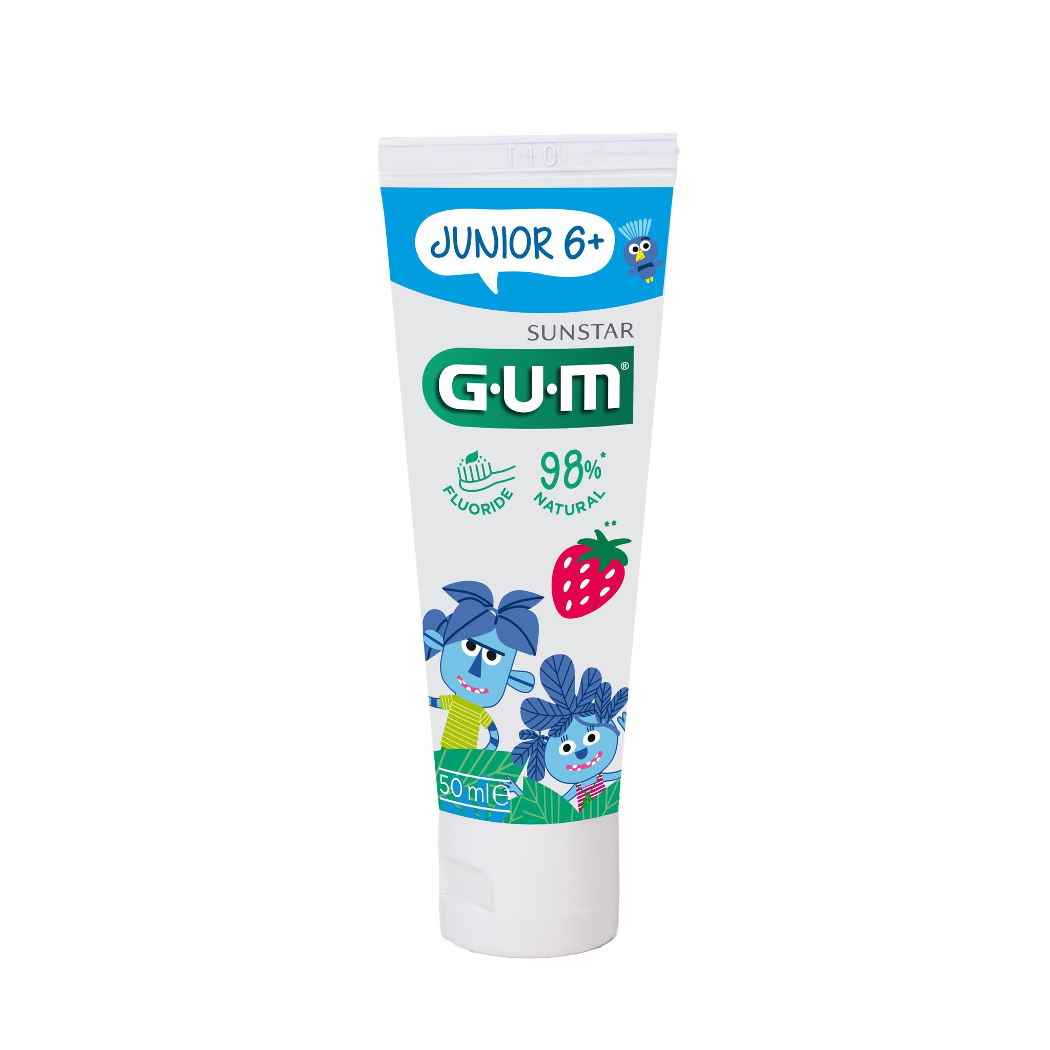 3004DFNLPL1-FR-DE-NL-PL-GUM-JUNIOR-TOOTHPASTE-RED-STRAWBERRY-50ML-TUBE-N1