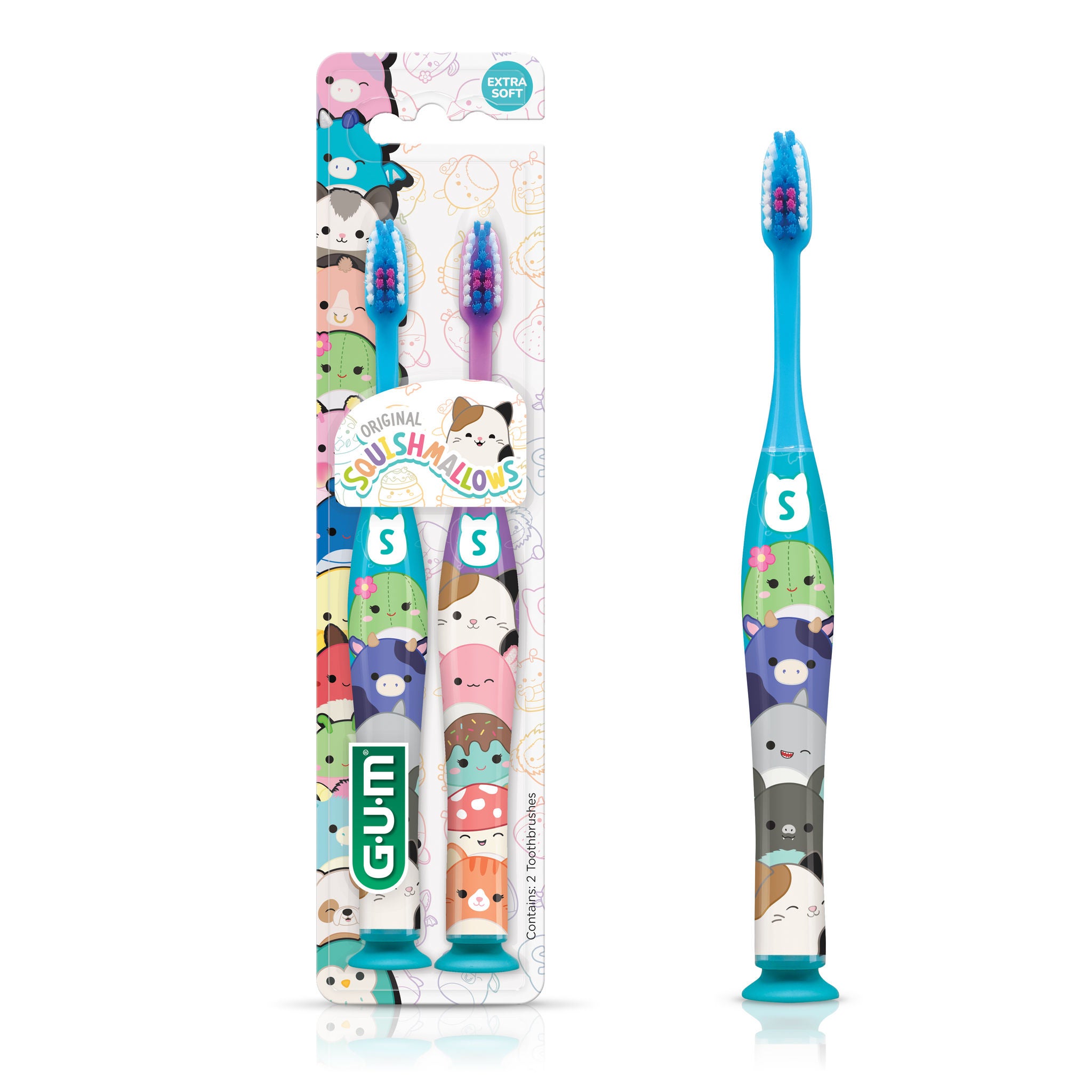GUM® Squishmallows Manual Toothbrush