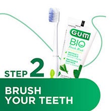 Step 2 GUM SONIC DAILY Toothbrush and BIO Toothpaste