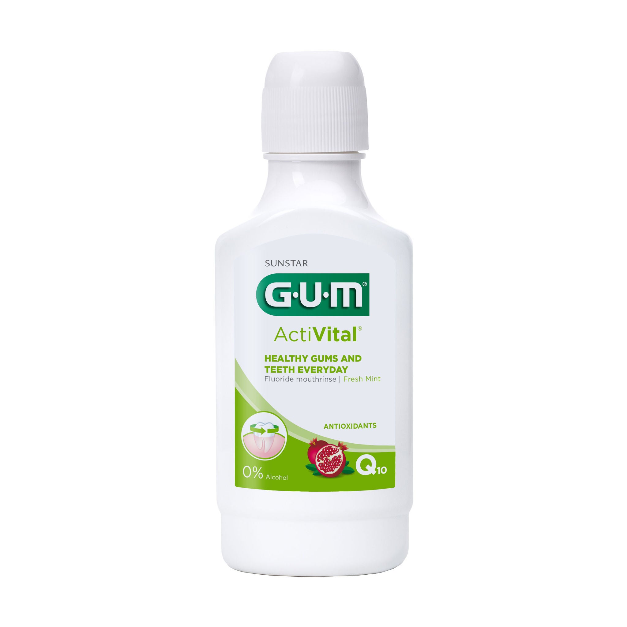 GUM ActiVital suuvesi värske piparmünt 300ml
