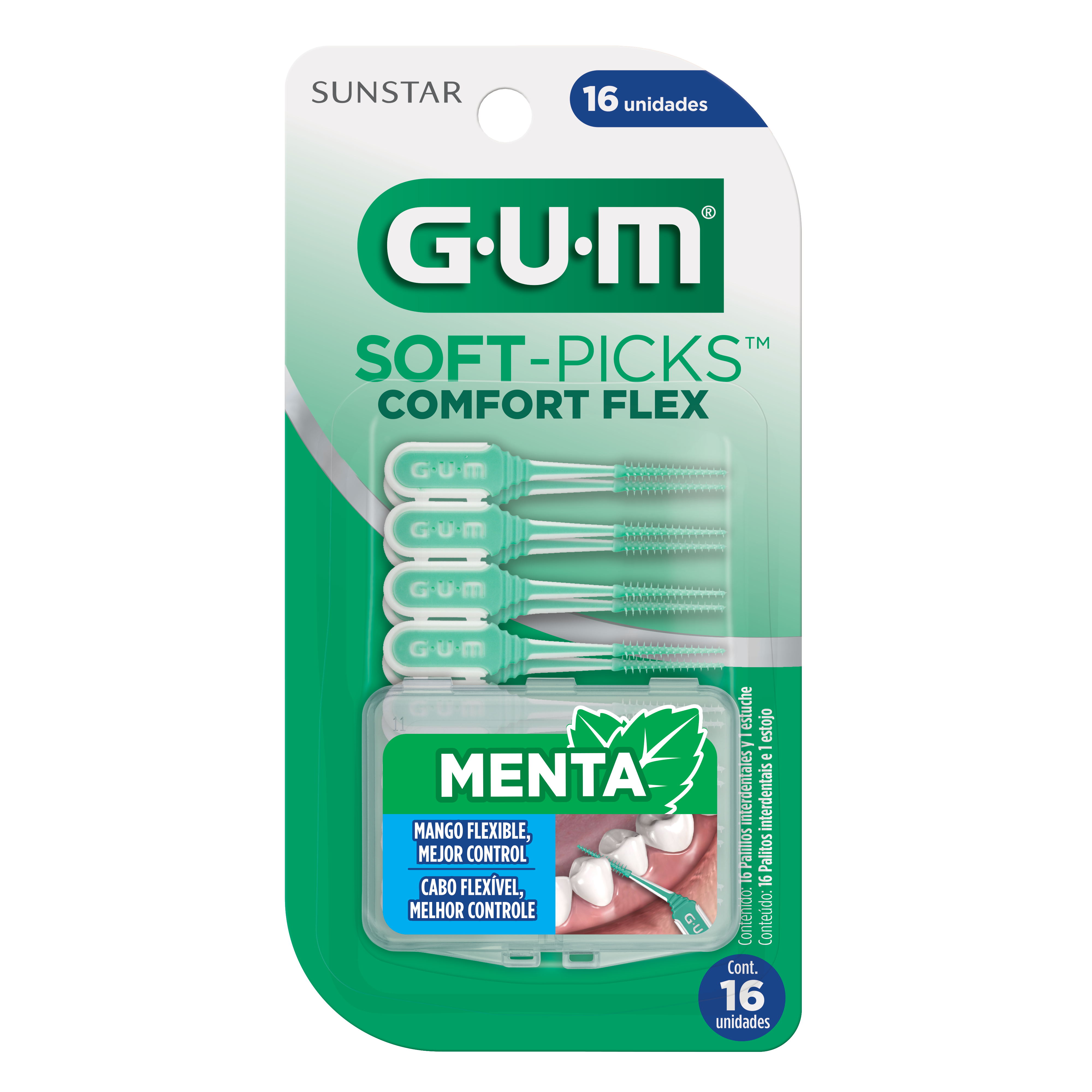 GUM Soft-Picks Comfort Flex Menta