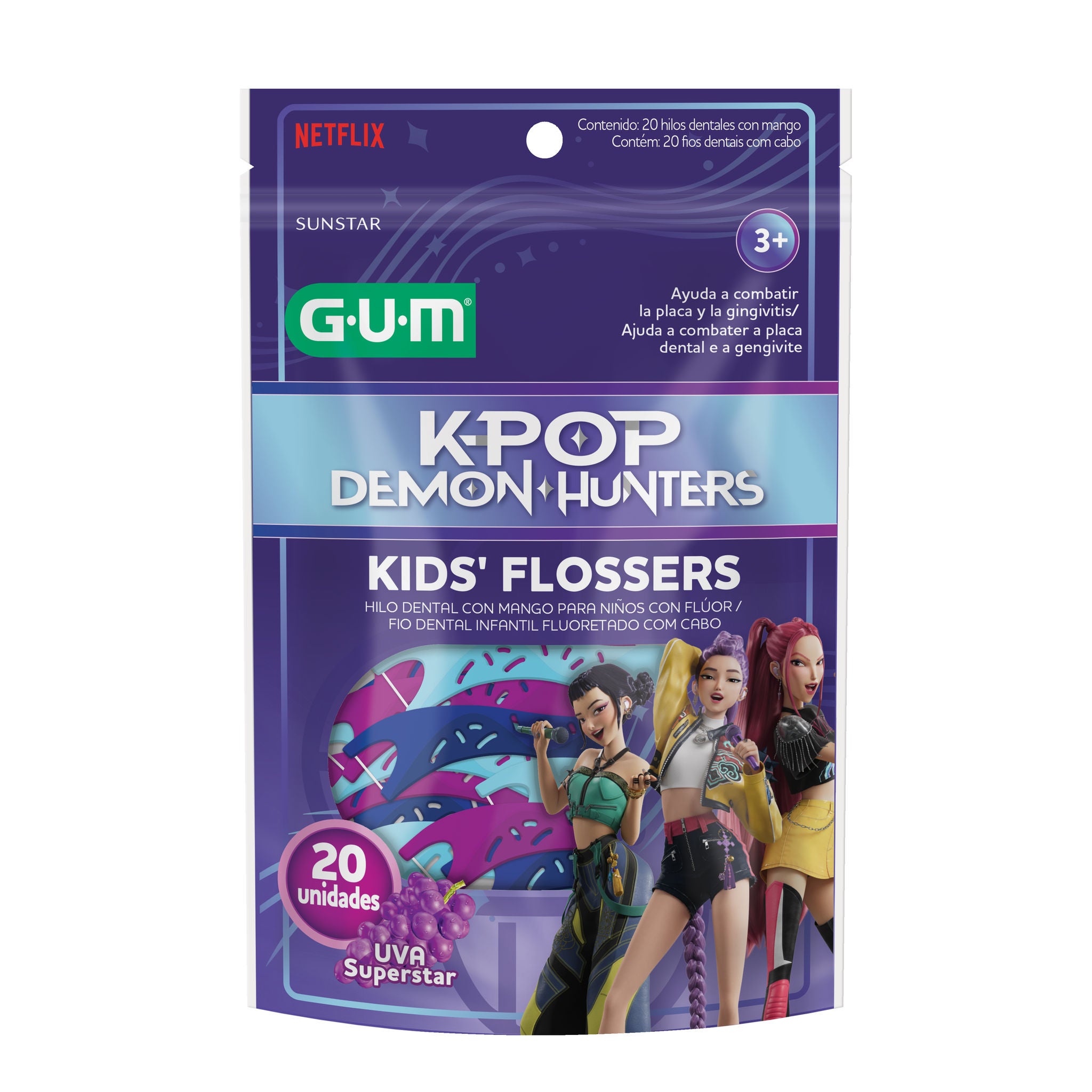 GUM® K-Pop Demon Hunters Flossers 
