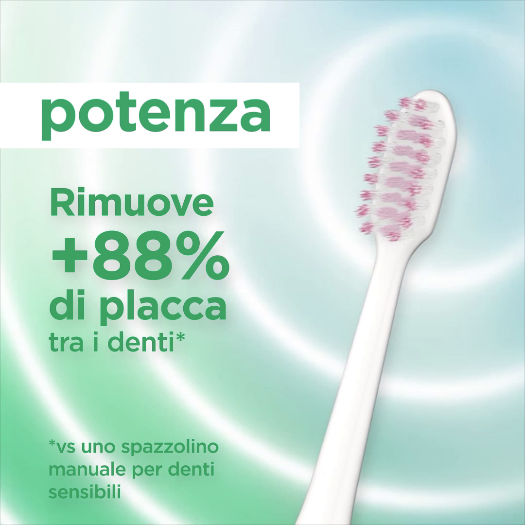 GUM SONIC SENSITIVE -  Rimuove l'88% di placca tra i denti in più