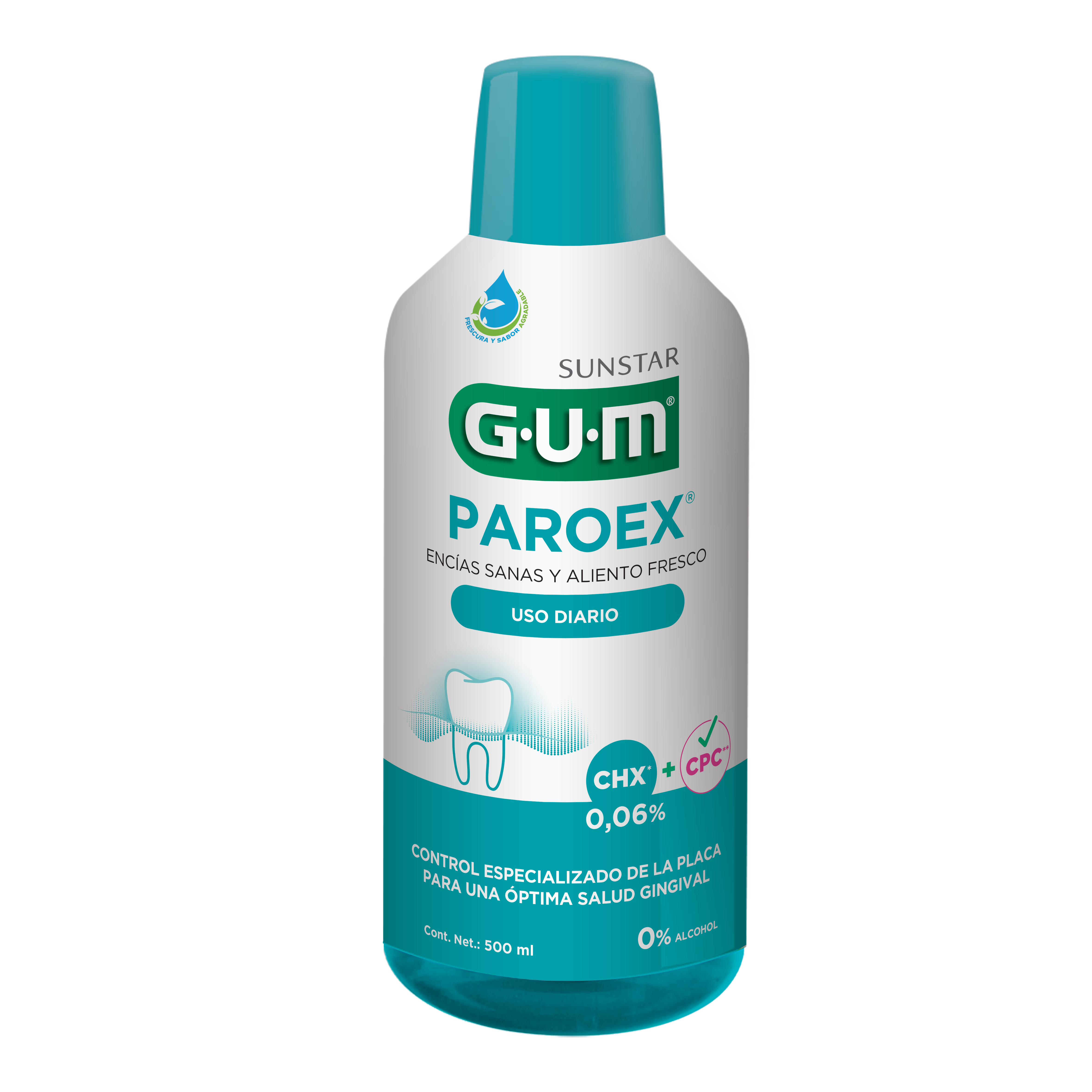GUM® PAROEX® 0,06% Enjuague Bucal Uso Diario