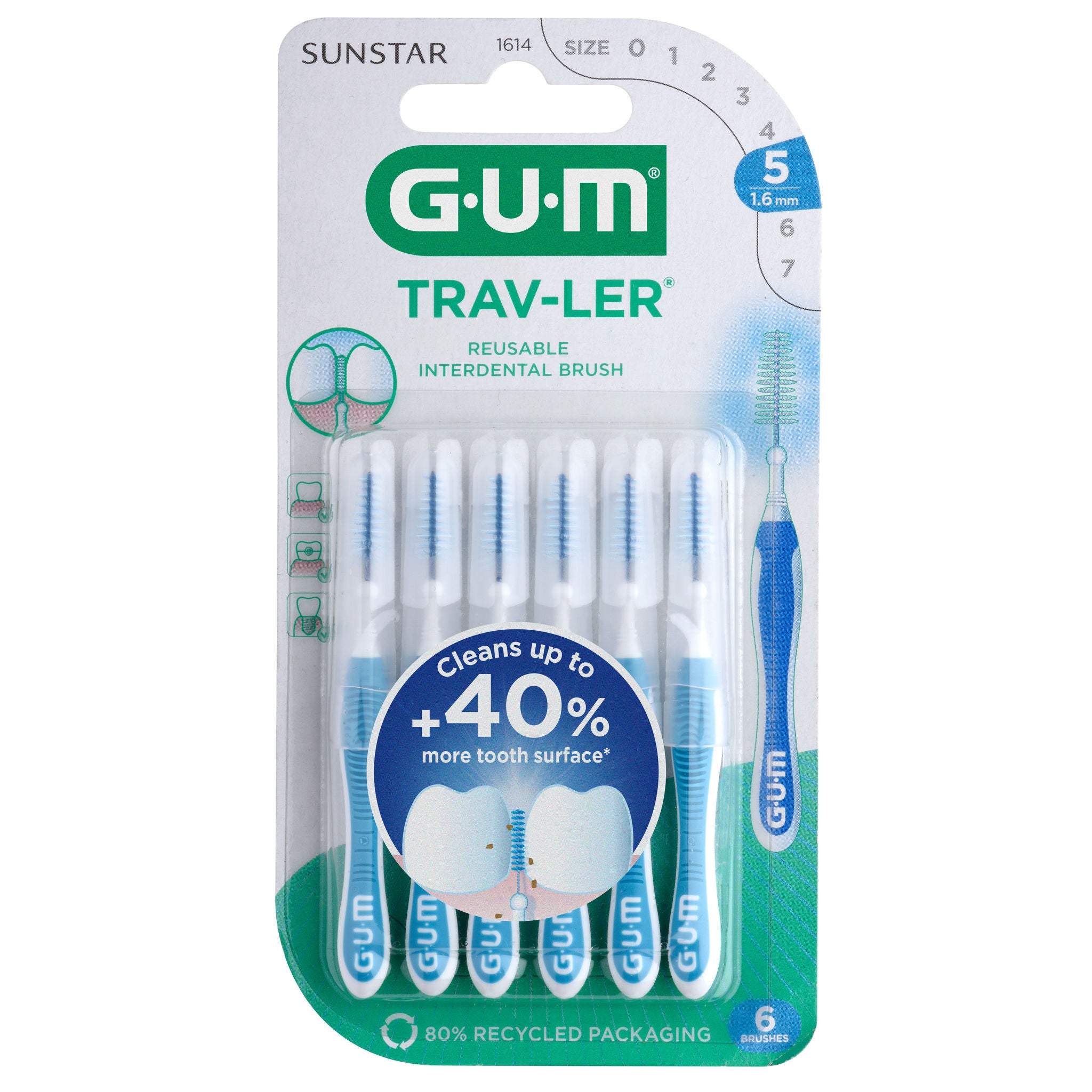 Brossette interdentaire GUM TRAV-LER