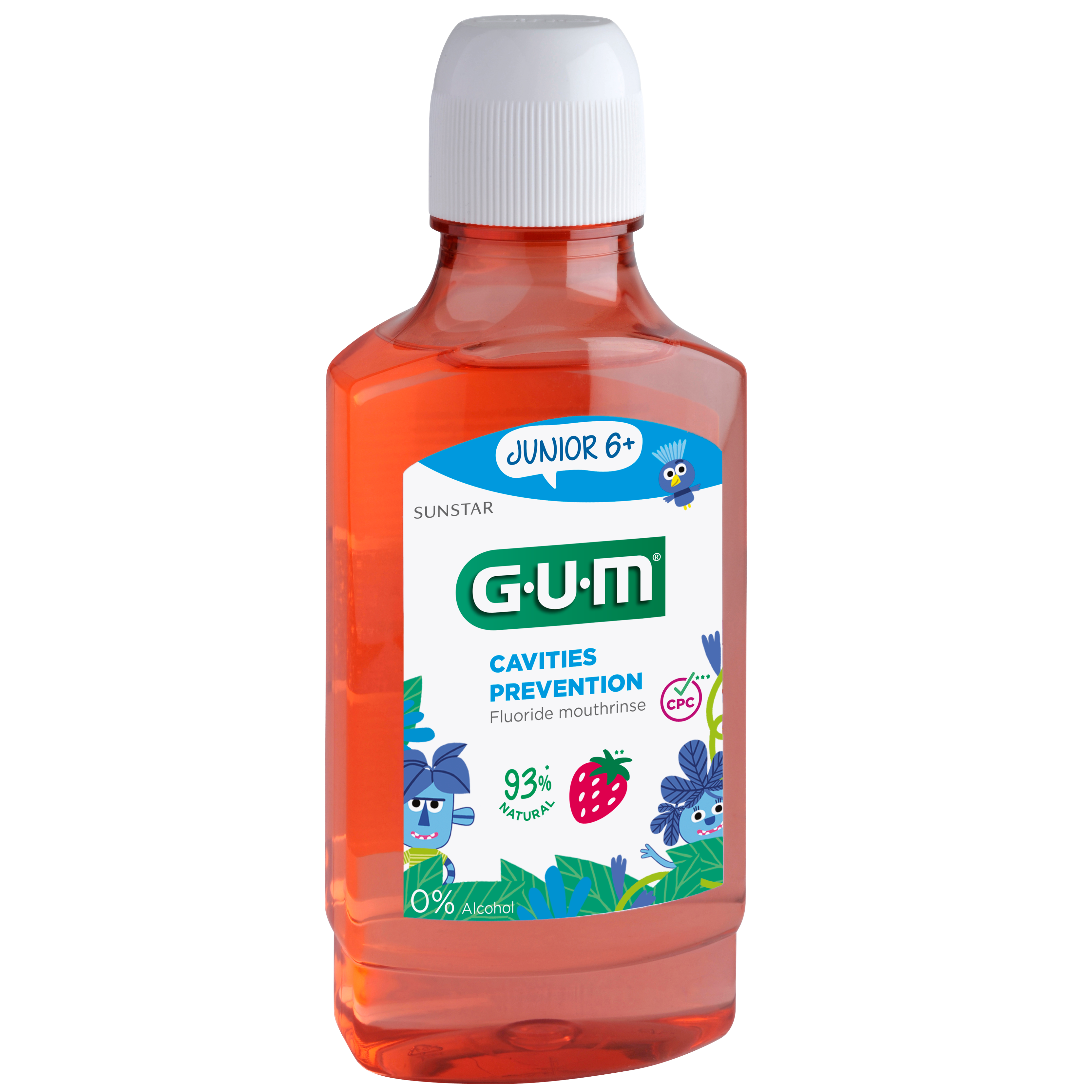 GUM JUNIOR 6+ Plyn do plukania