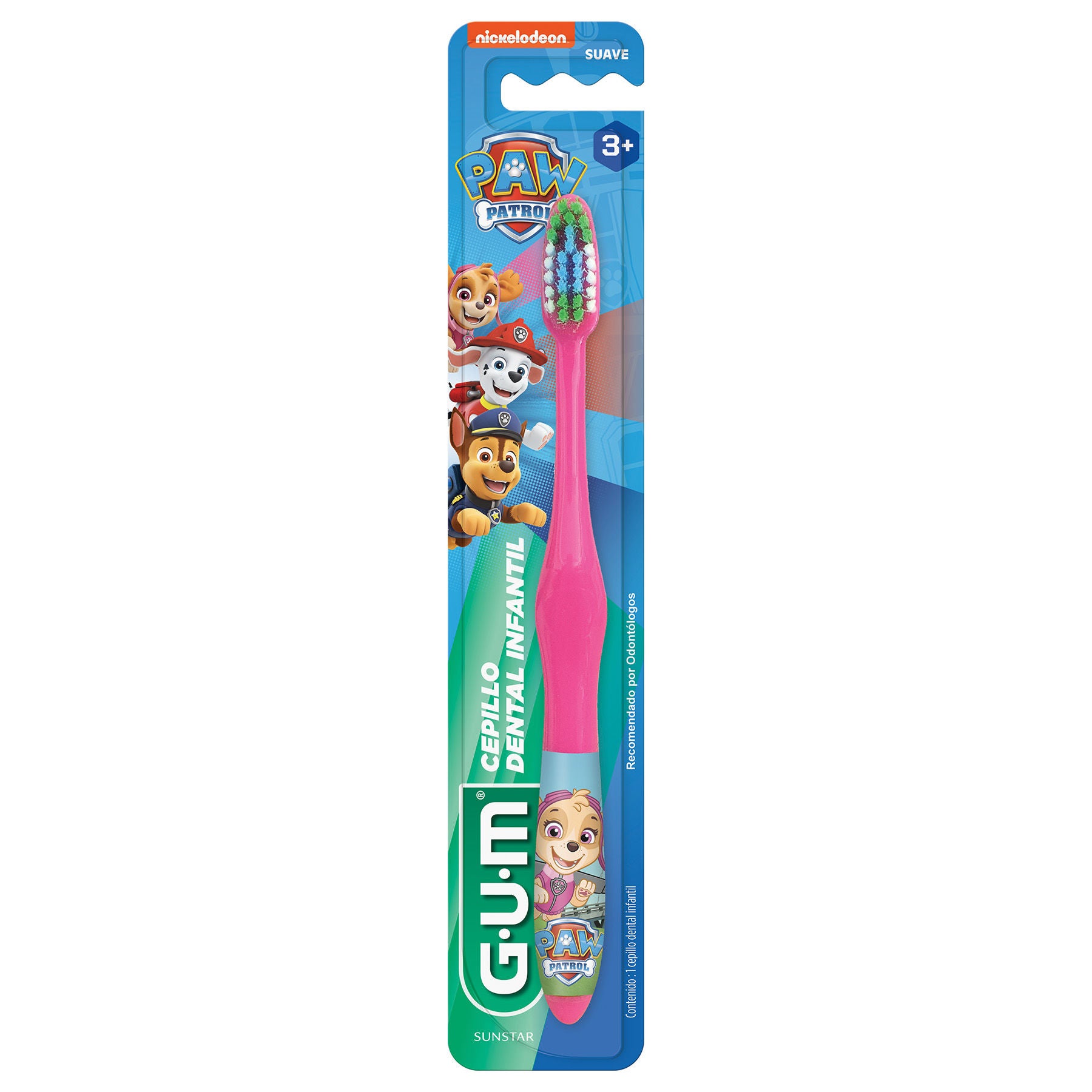 GUM PAW PATROL Cepillo de Dientes Manual Infantil  +3 anos