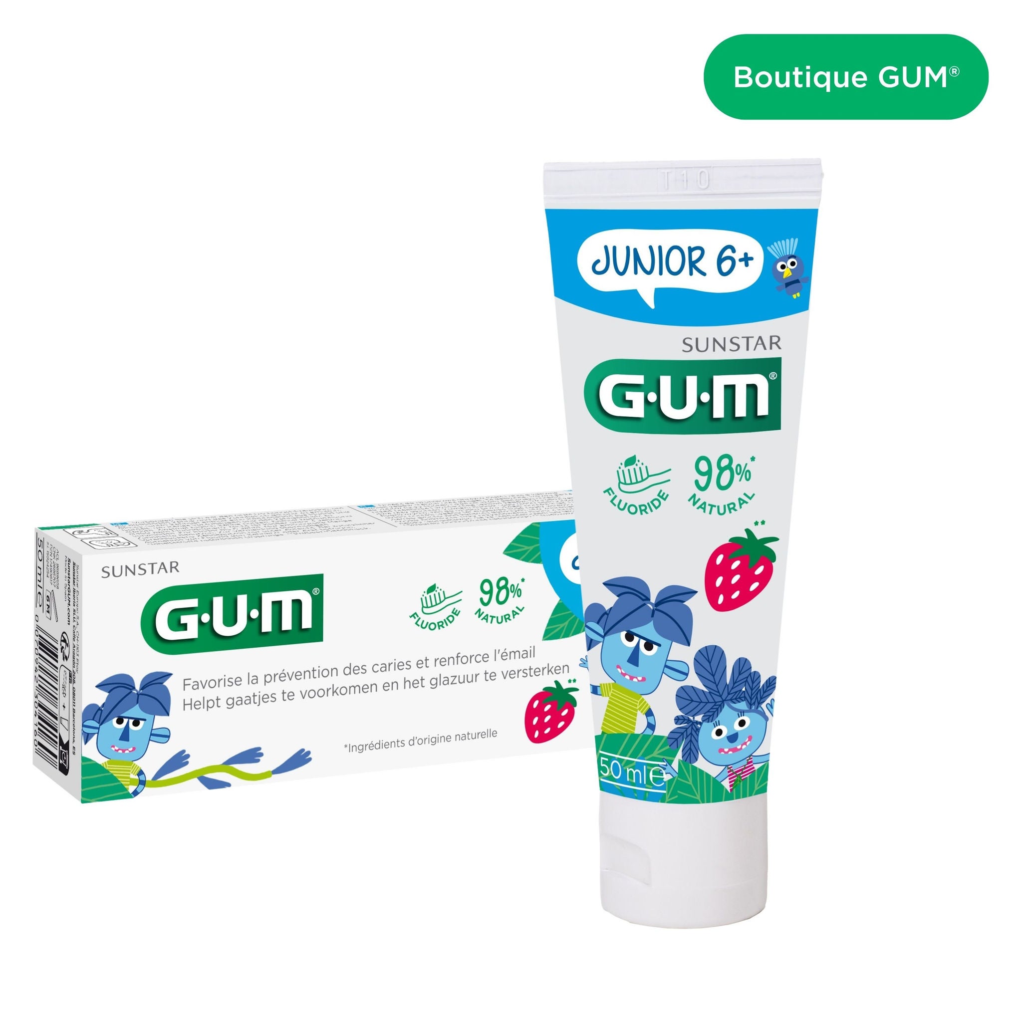 Product catalogue hub images - 3004DFNLPL1-FR-NL-GUM-JUNIOR-TOOTHPASTE-hero-image