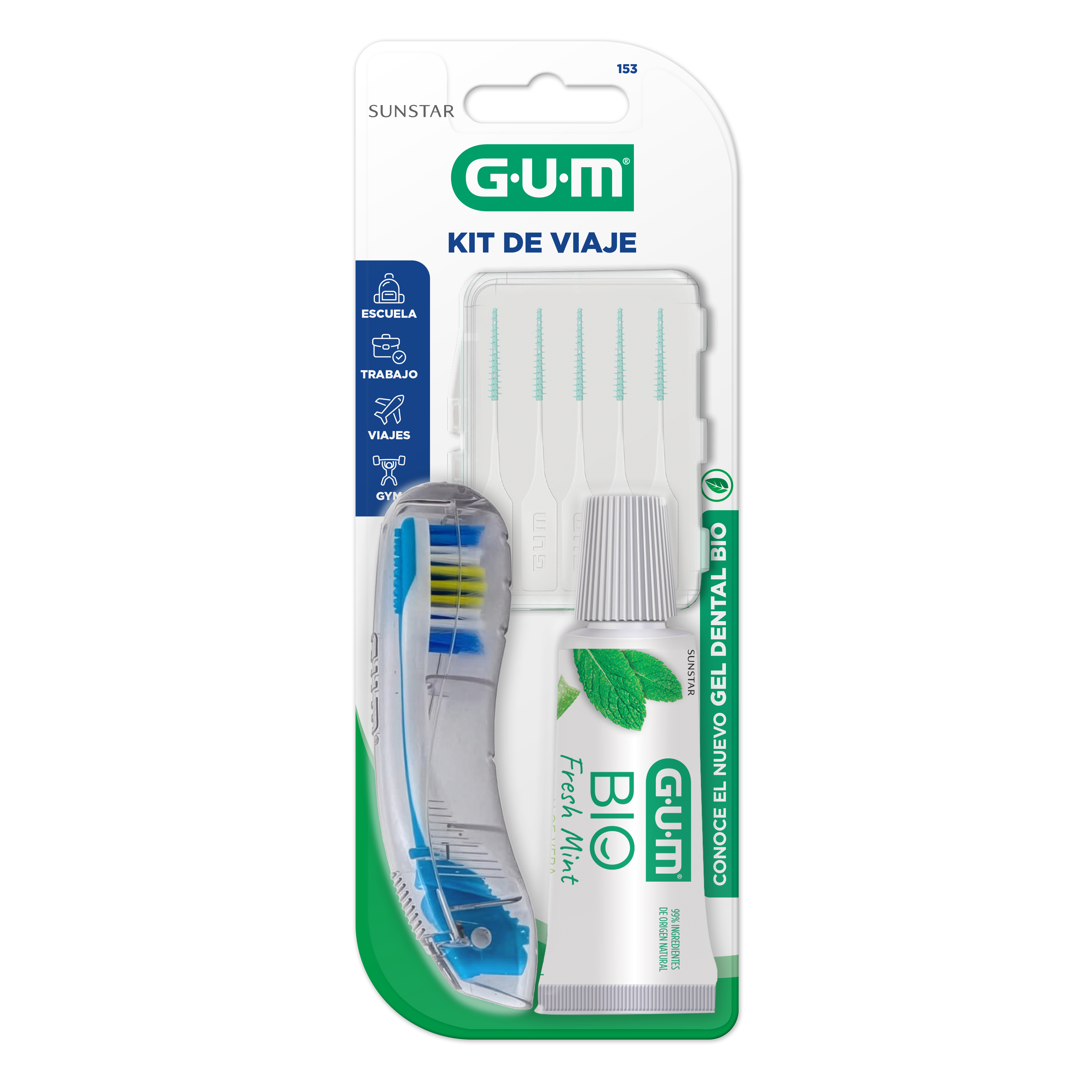 Travel Kit Mexico Bio Toothpaste and Soft-Picks 