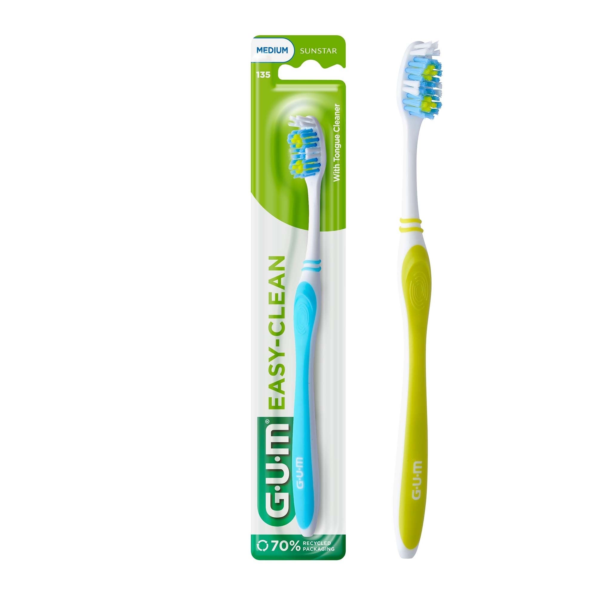 GUM Easy-Clean Toothbrush Medium