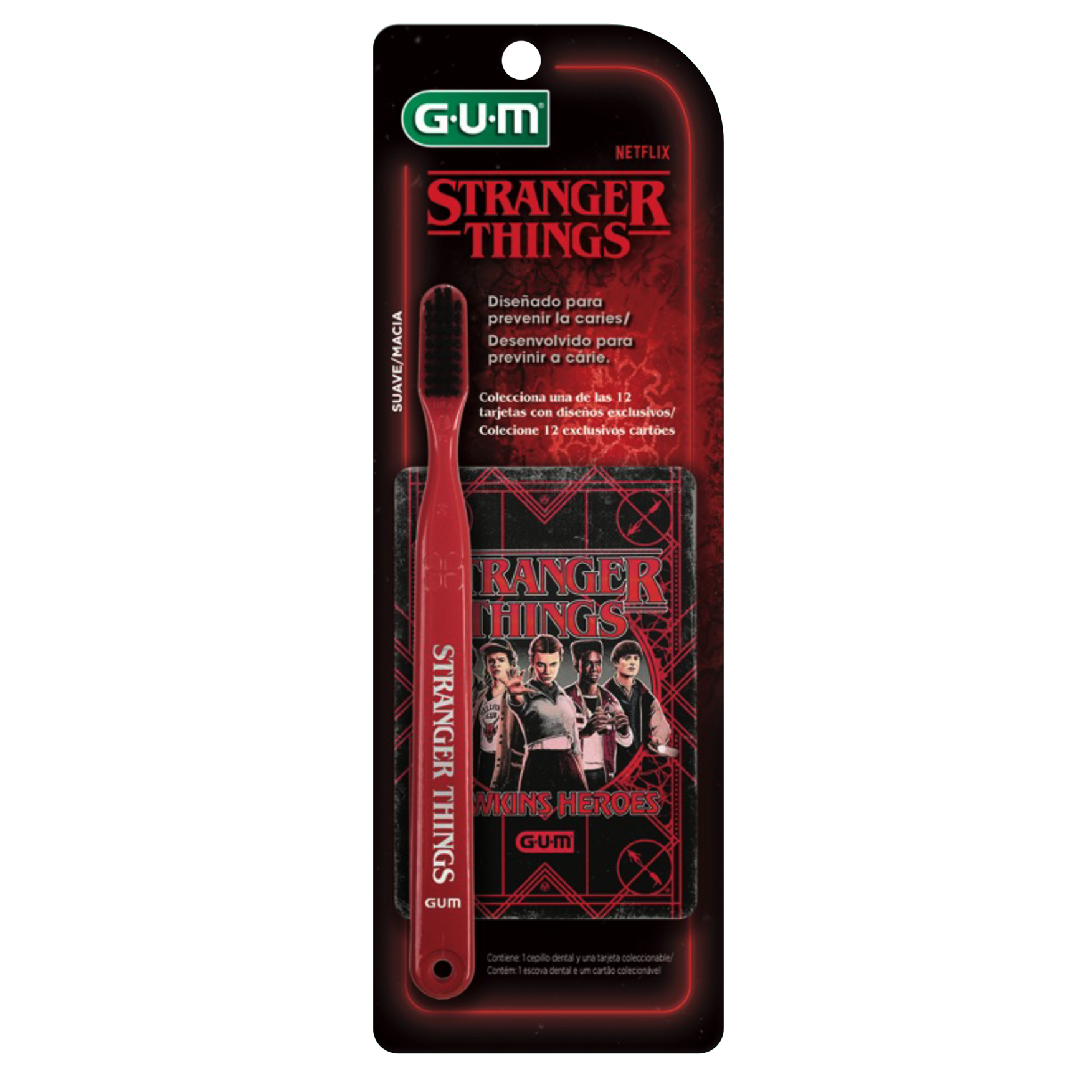 Cepillo Dental GUM® Classic 409 - STRANGER THINGS™ 