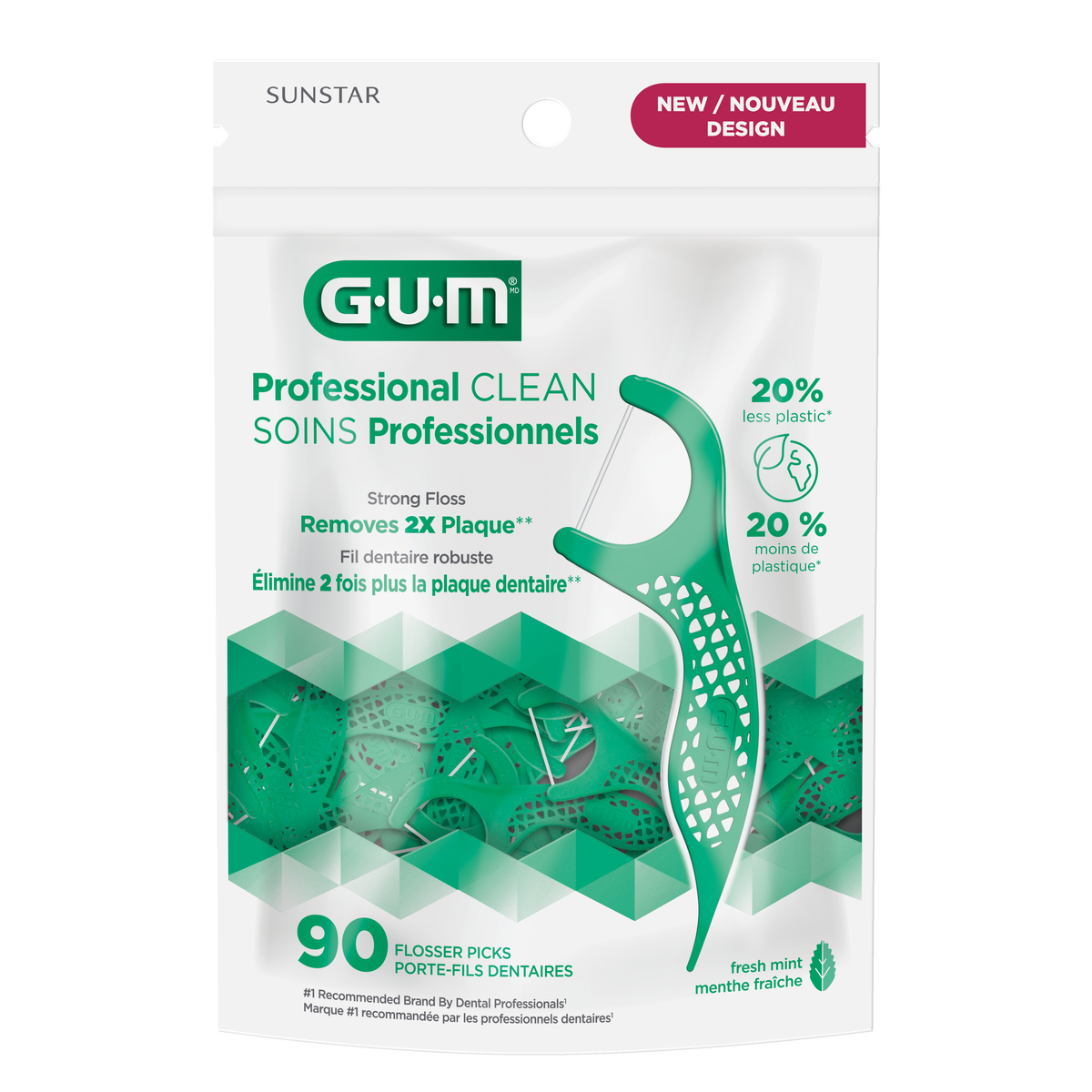 GUM® PROFESSIONAL CLEAN Flossers