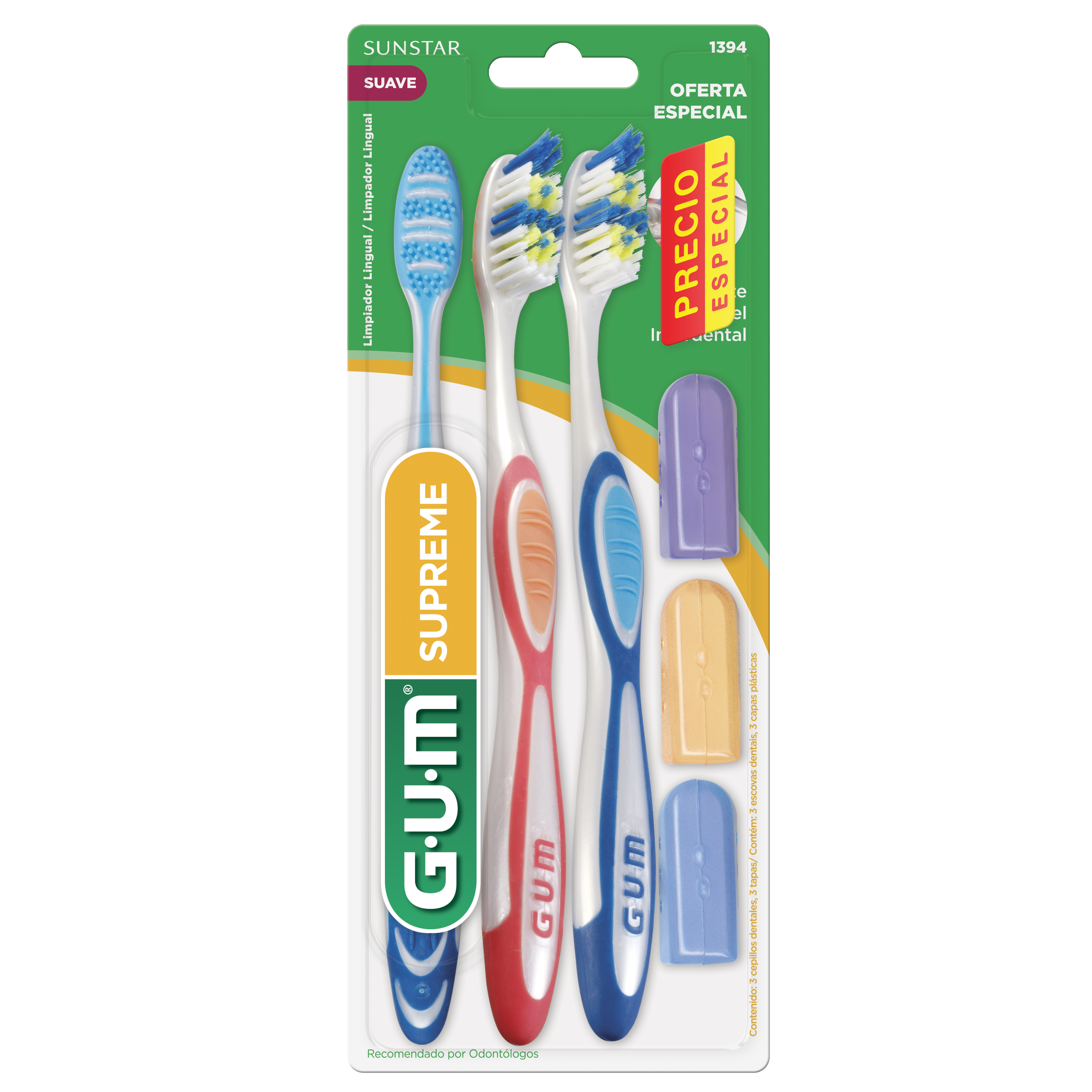 GUM Cepillo de dientes Supreme