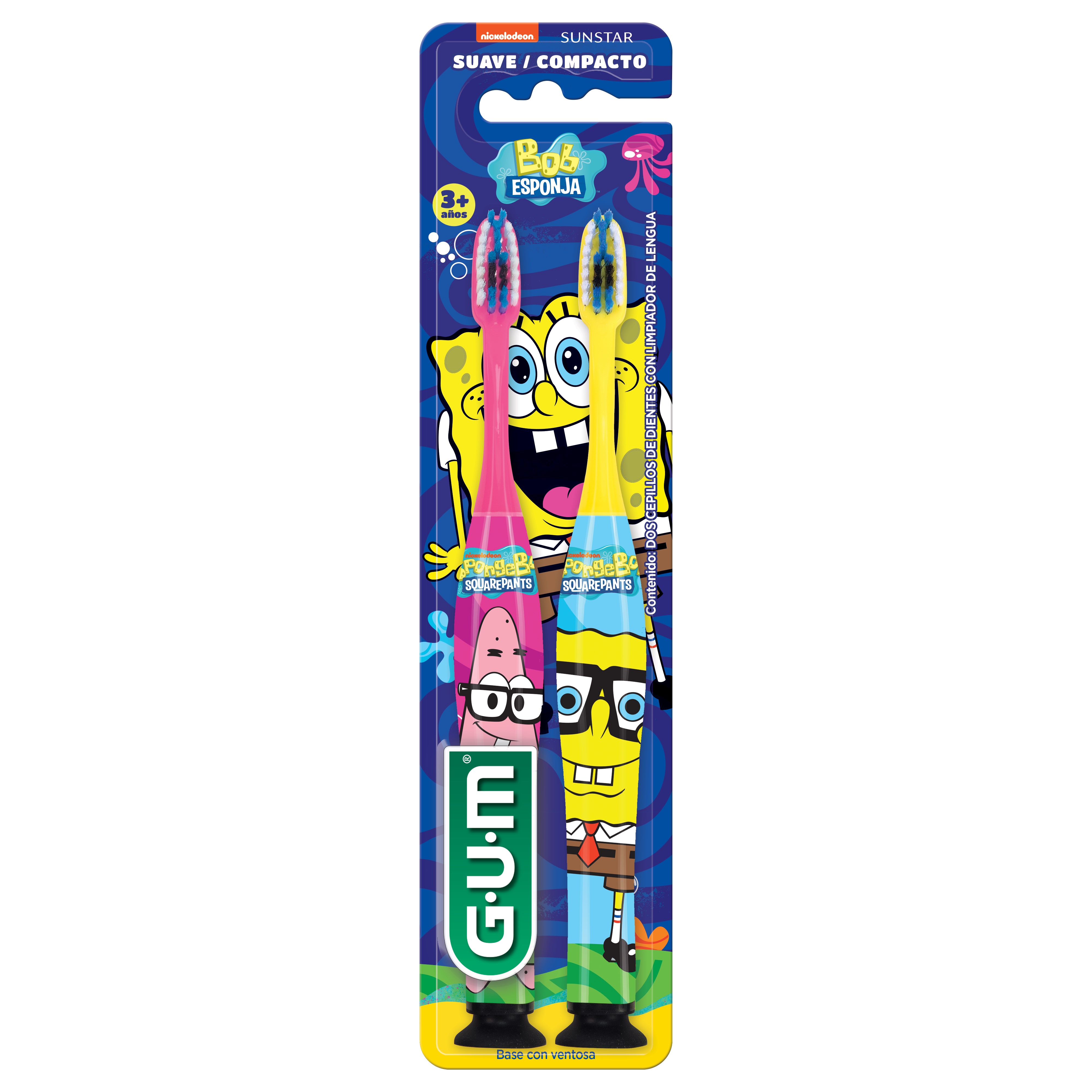 GUM® Cepillo de Dientes Bob Esponja™