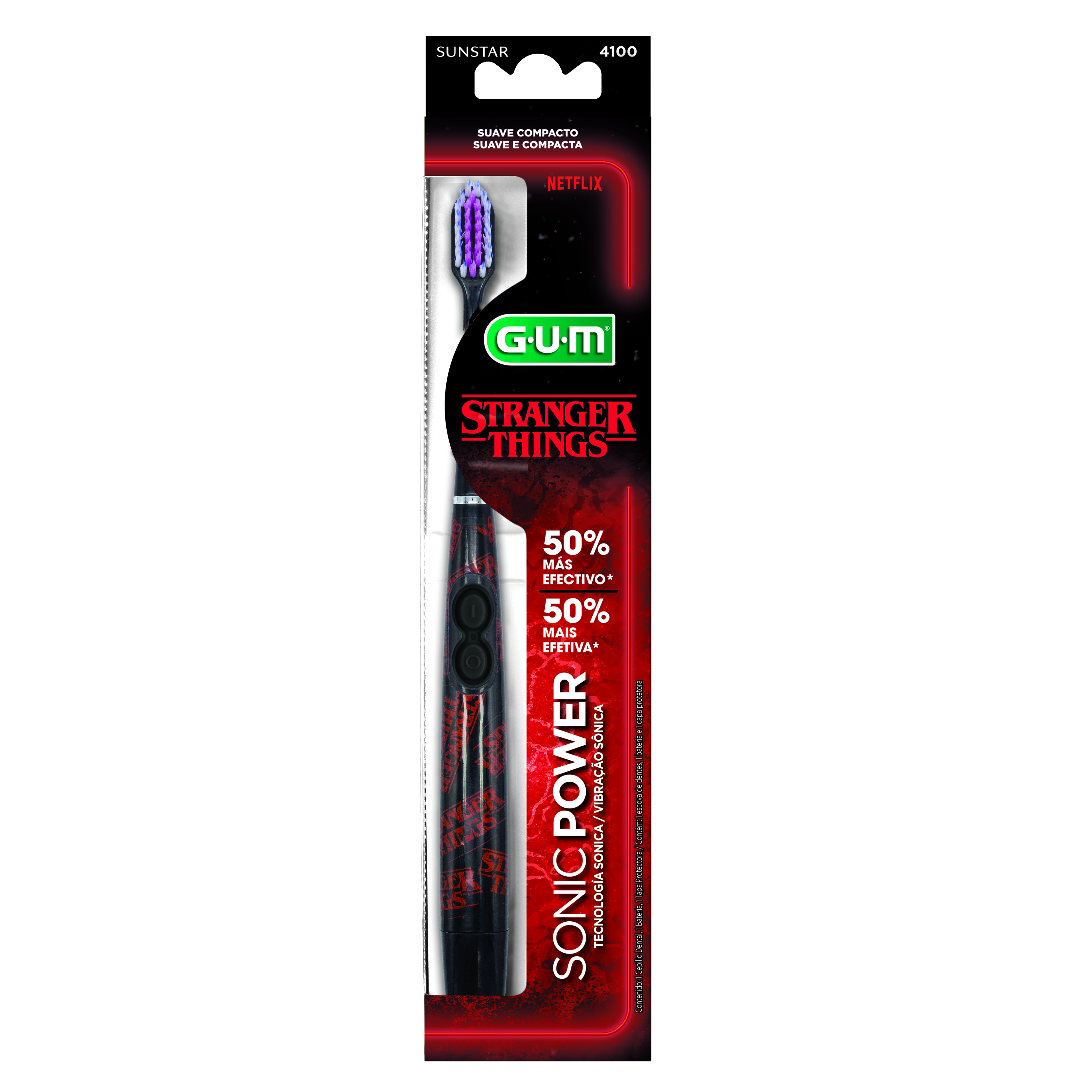 4100ST - Escova Dental Sonic Stranger Things 4100ST - Escova Dental Sonic Stranger Things