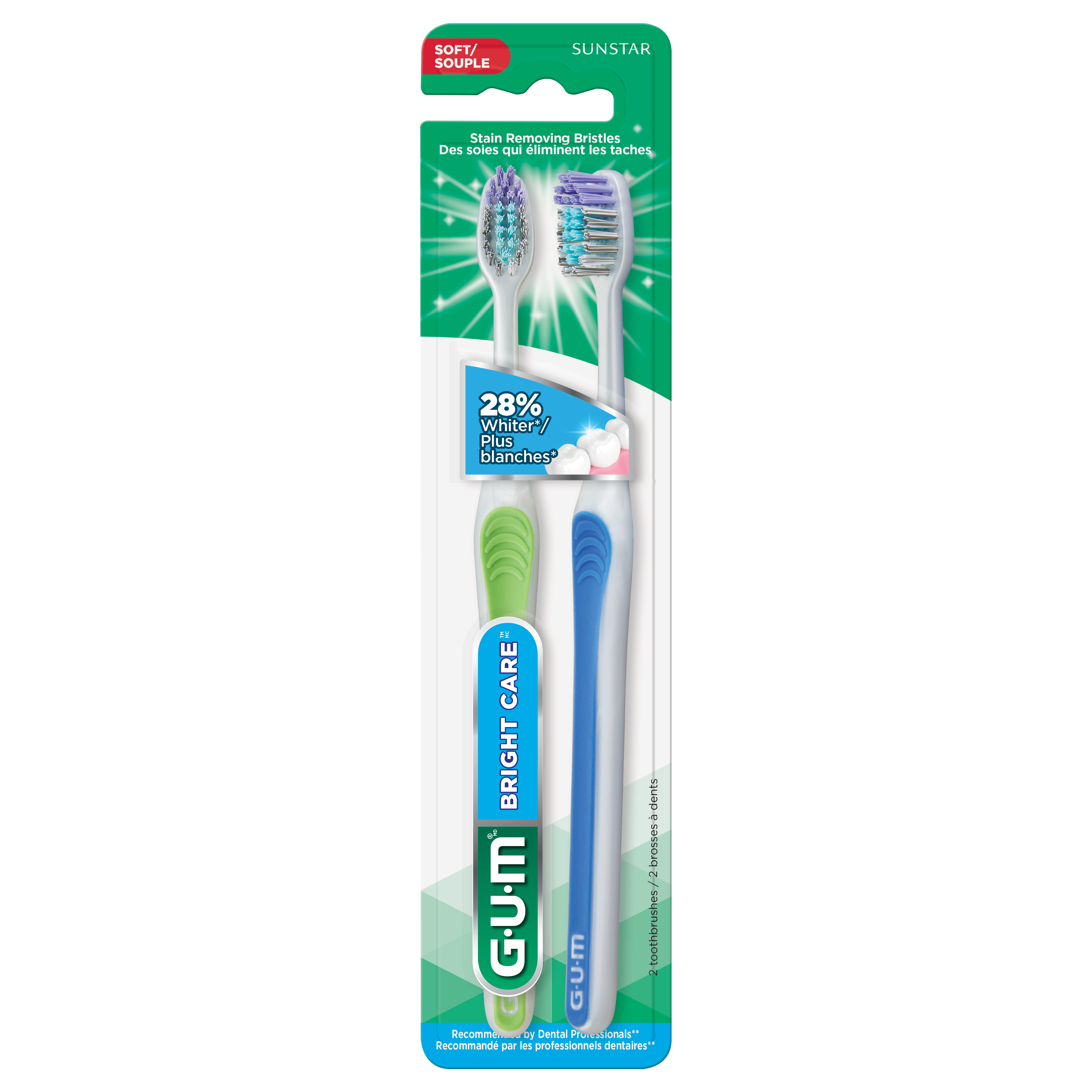GUM Bright Care Soft Toothbrush front packaging