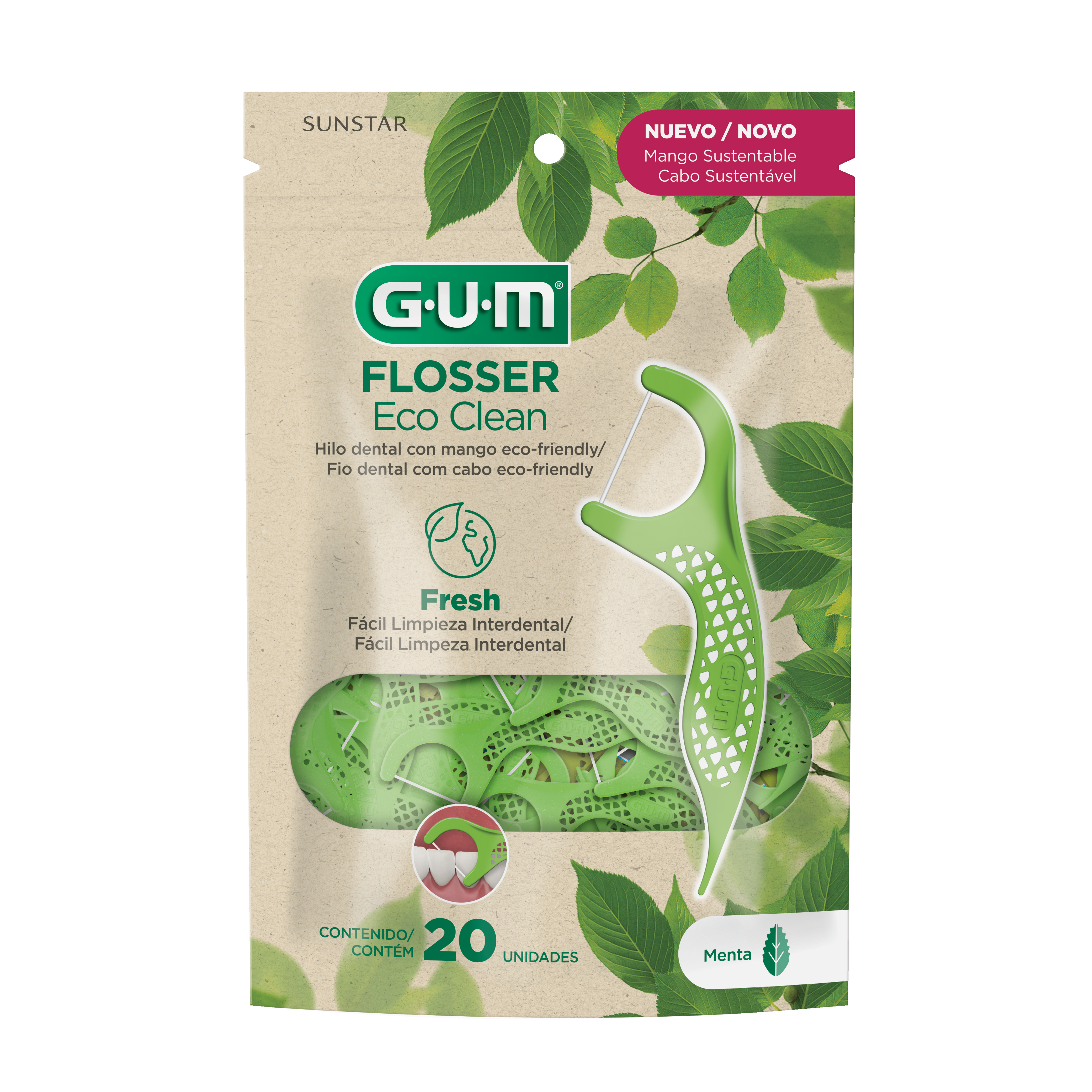 GUM® Eco Clean Flossers