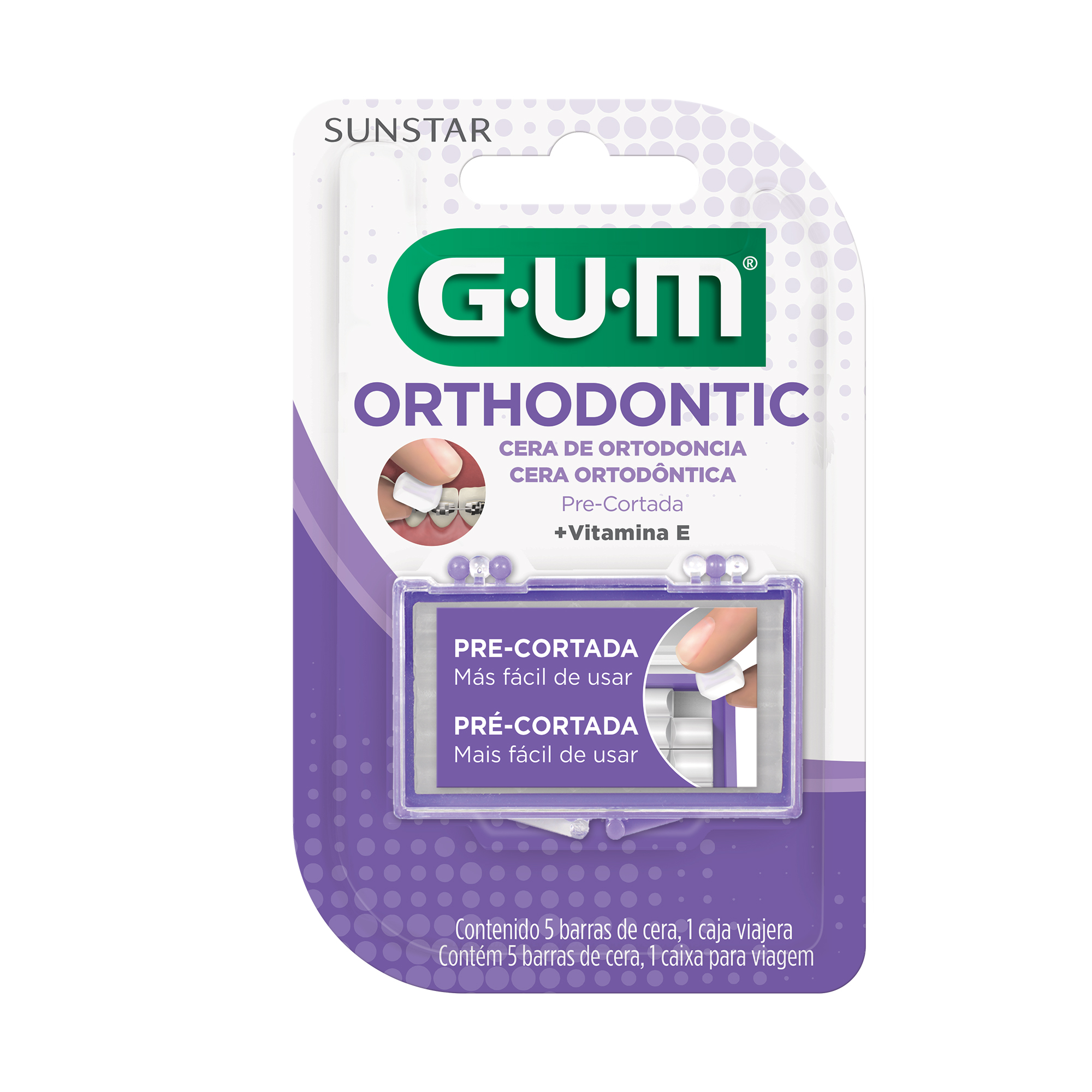 GUM® ORTHODONTIC Cera con/sin Sabor