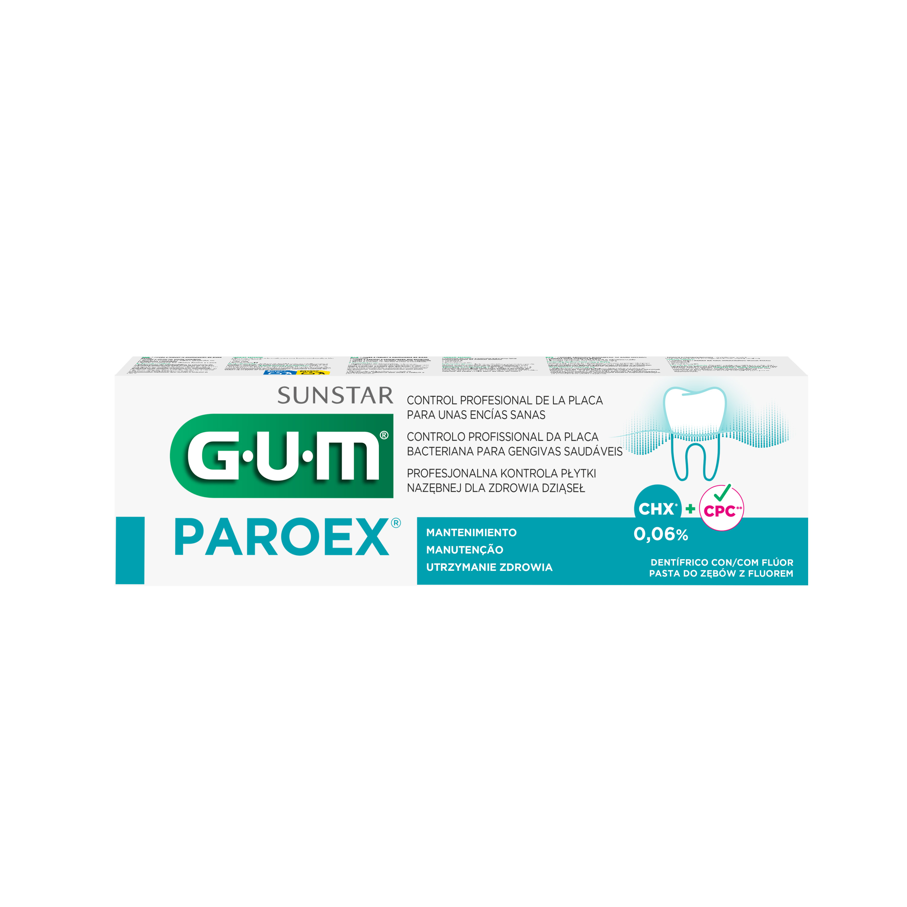 GUM® Pasta de dientes Paroex 0.06%