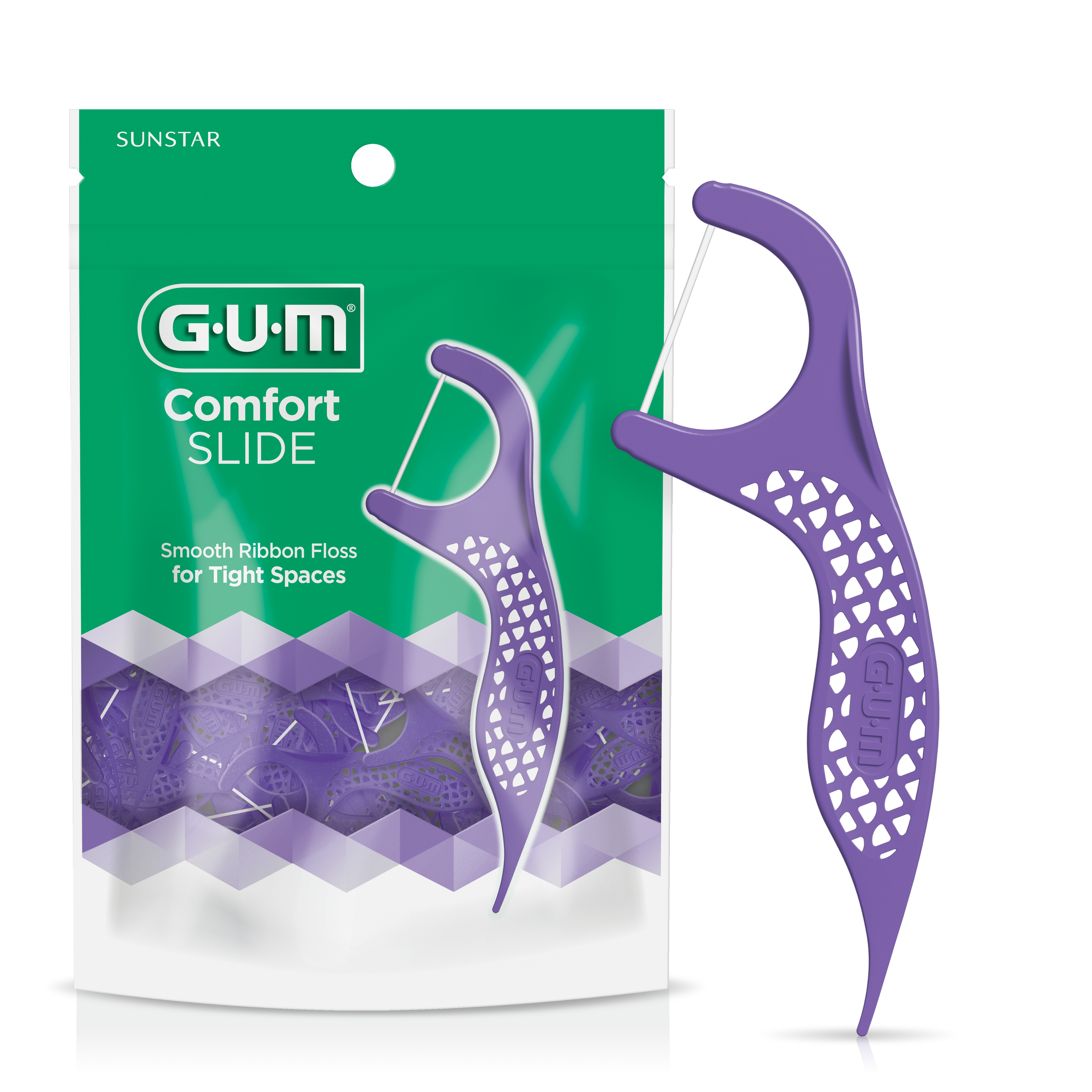 GUM Comfort Slide Flosser Picks