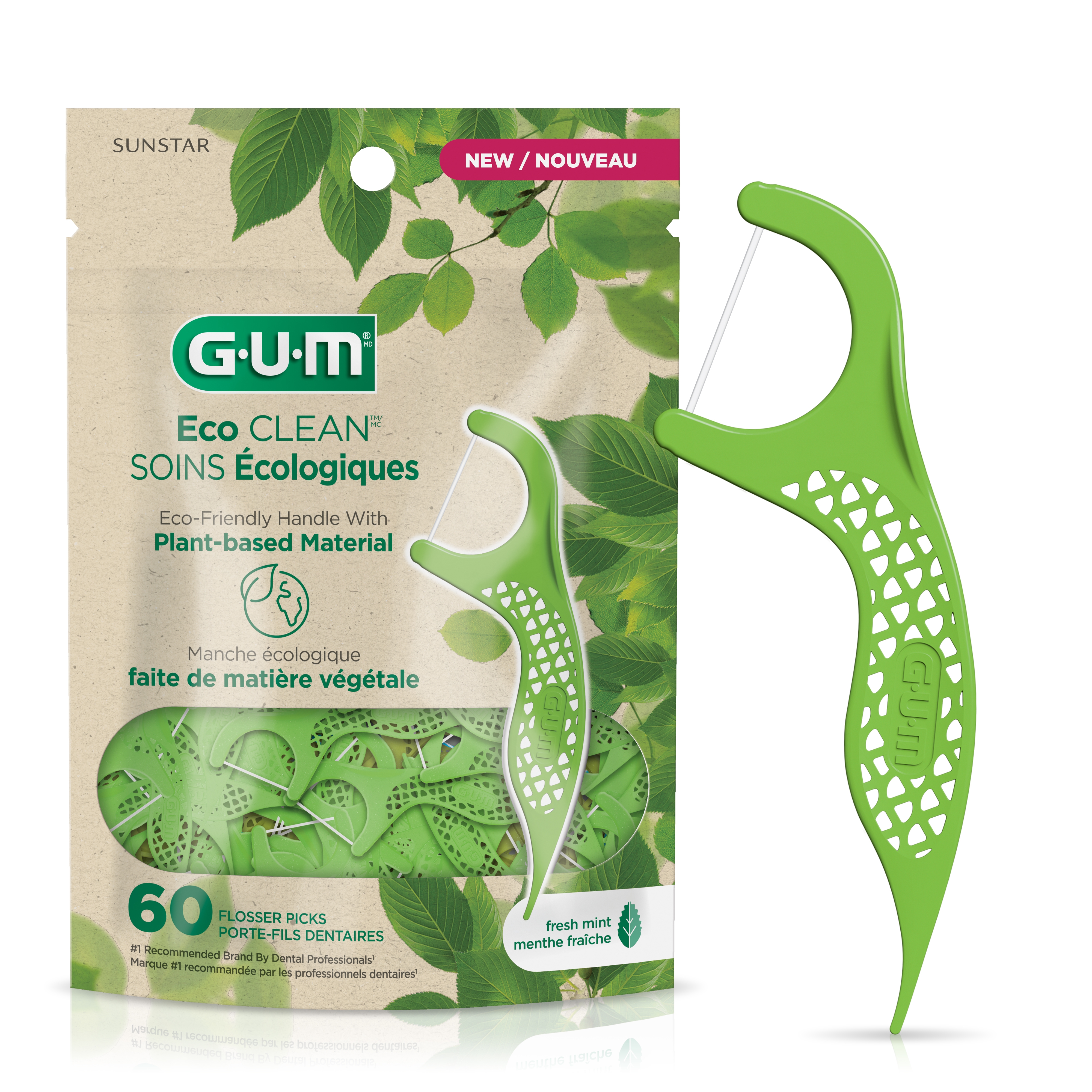 GUM® Eco Clean Flossers GUM® Eco Clean Flossers