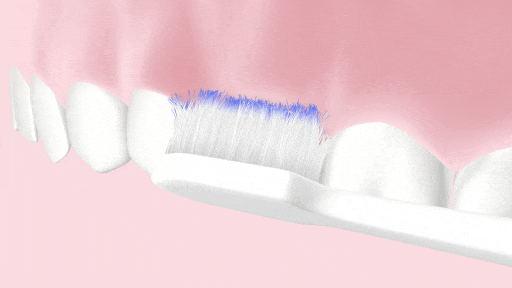 GUM Sonic Daily with soft tapered bristles