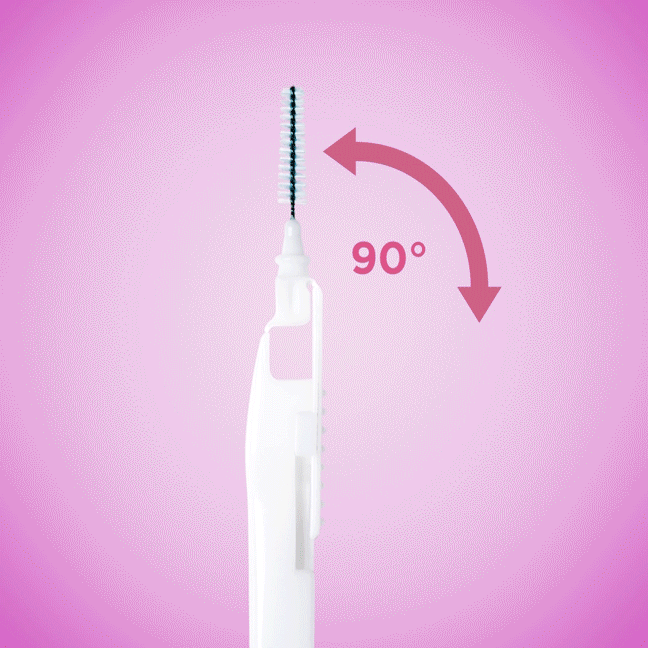 GUM® Bi-Direction can be rotated 90° 
