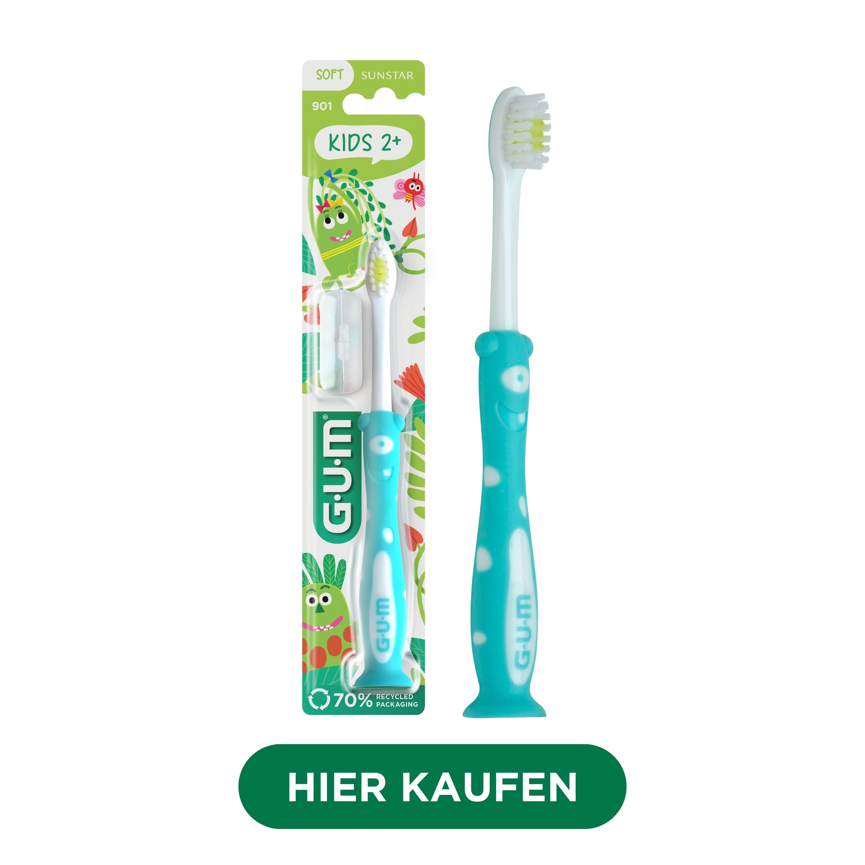 FR_IT_DE_Product catalogue hub images_with-badge_120625 - 901M2-GUM-KIDS-TOOTHBRUSH-LIGHT-BLUE-hero-DTC