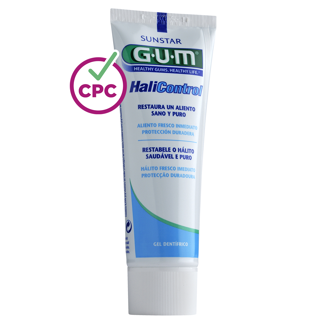 Gel dentifrico GUM HaliControl