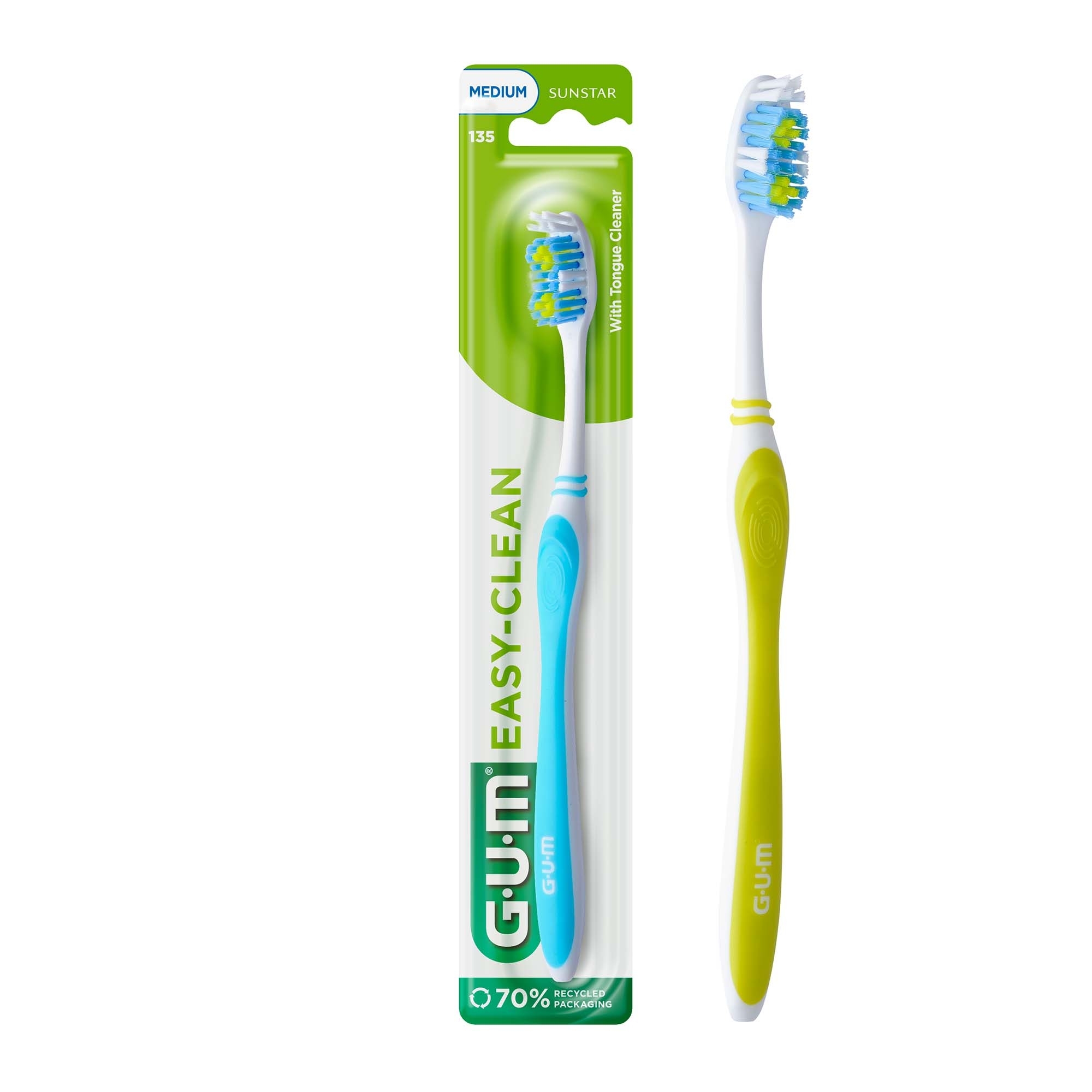 GUM Easy-Clean Toothbrush Medium