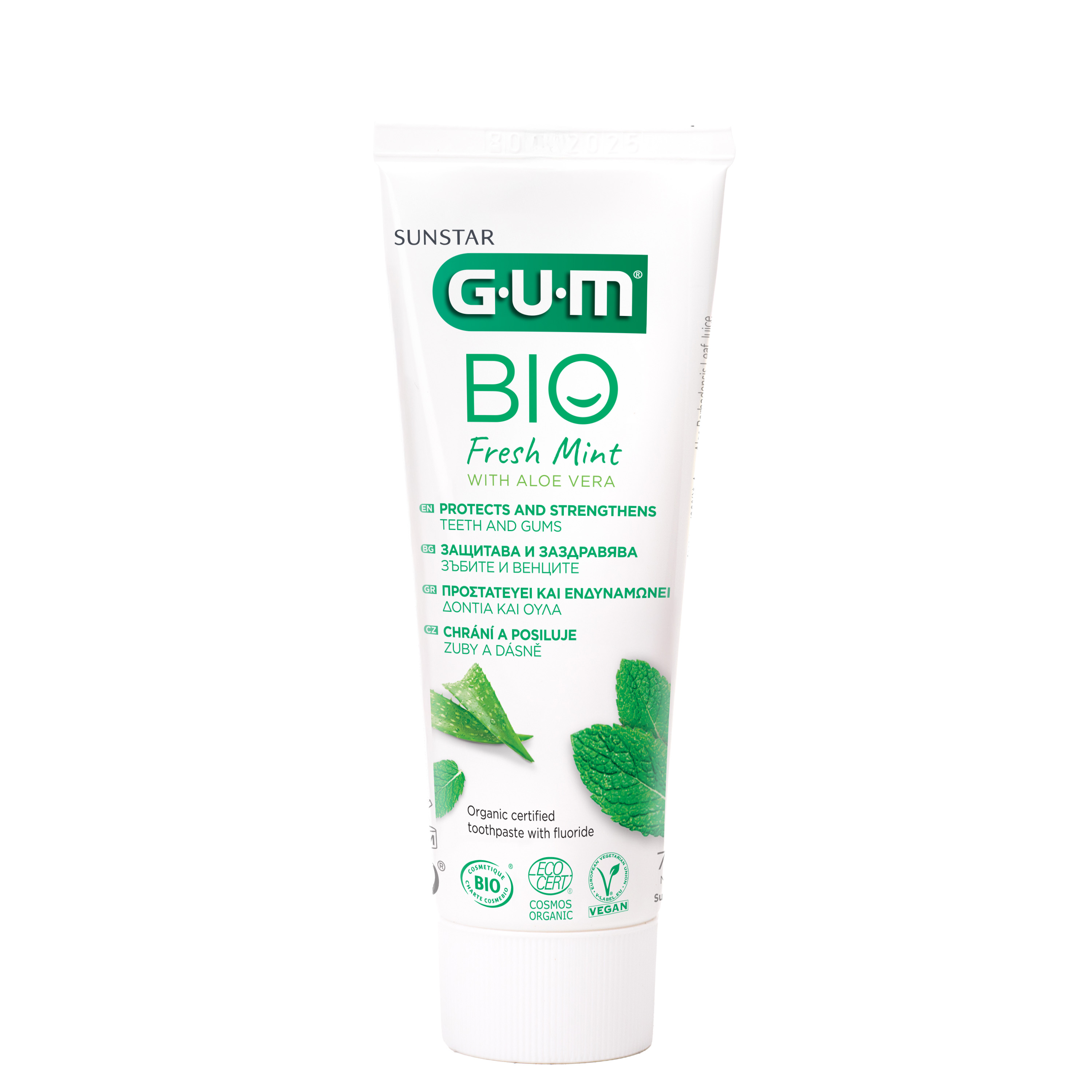 GUM BIO Fresh Mint Toothpaste 75ml Tube