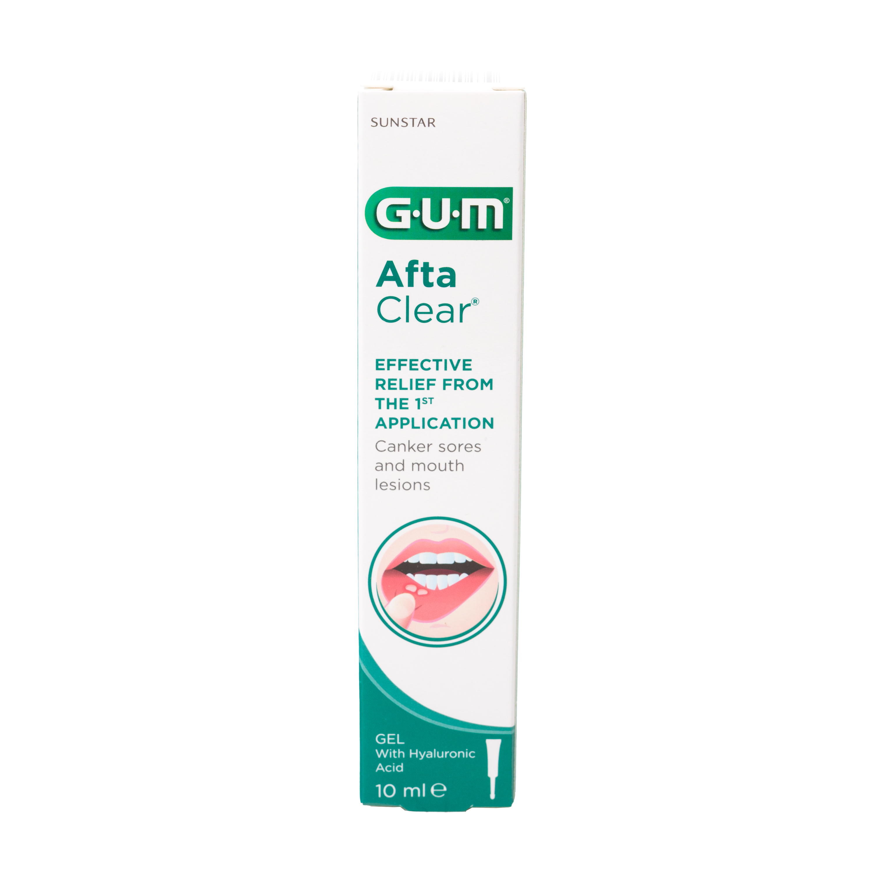 GUM Afta Clear - Suun Haavaumien Hoitogeeli 10ml