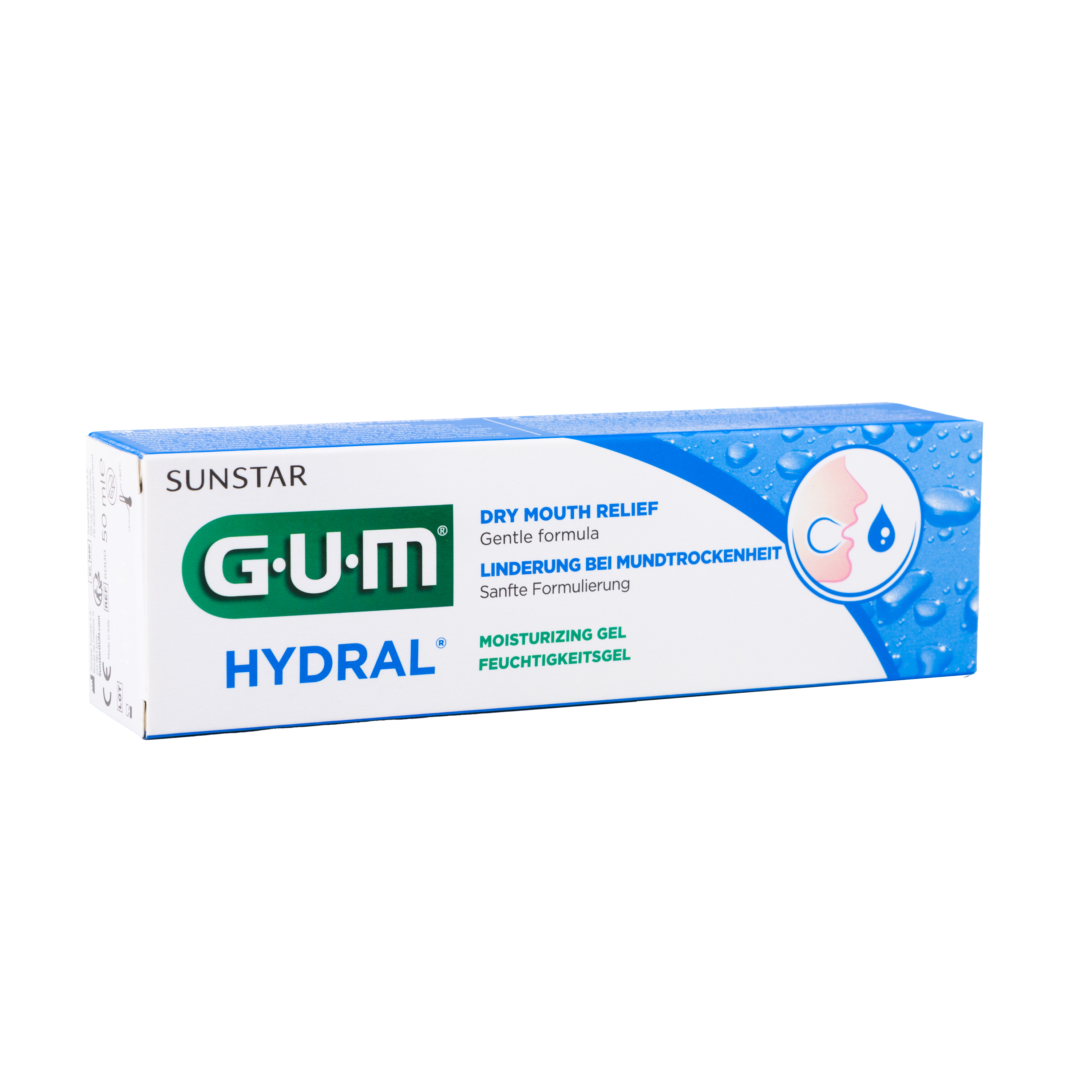 GUM Hydral Kosteuttava Geeli Kuivaan Suuhun 50ml