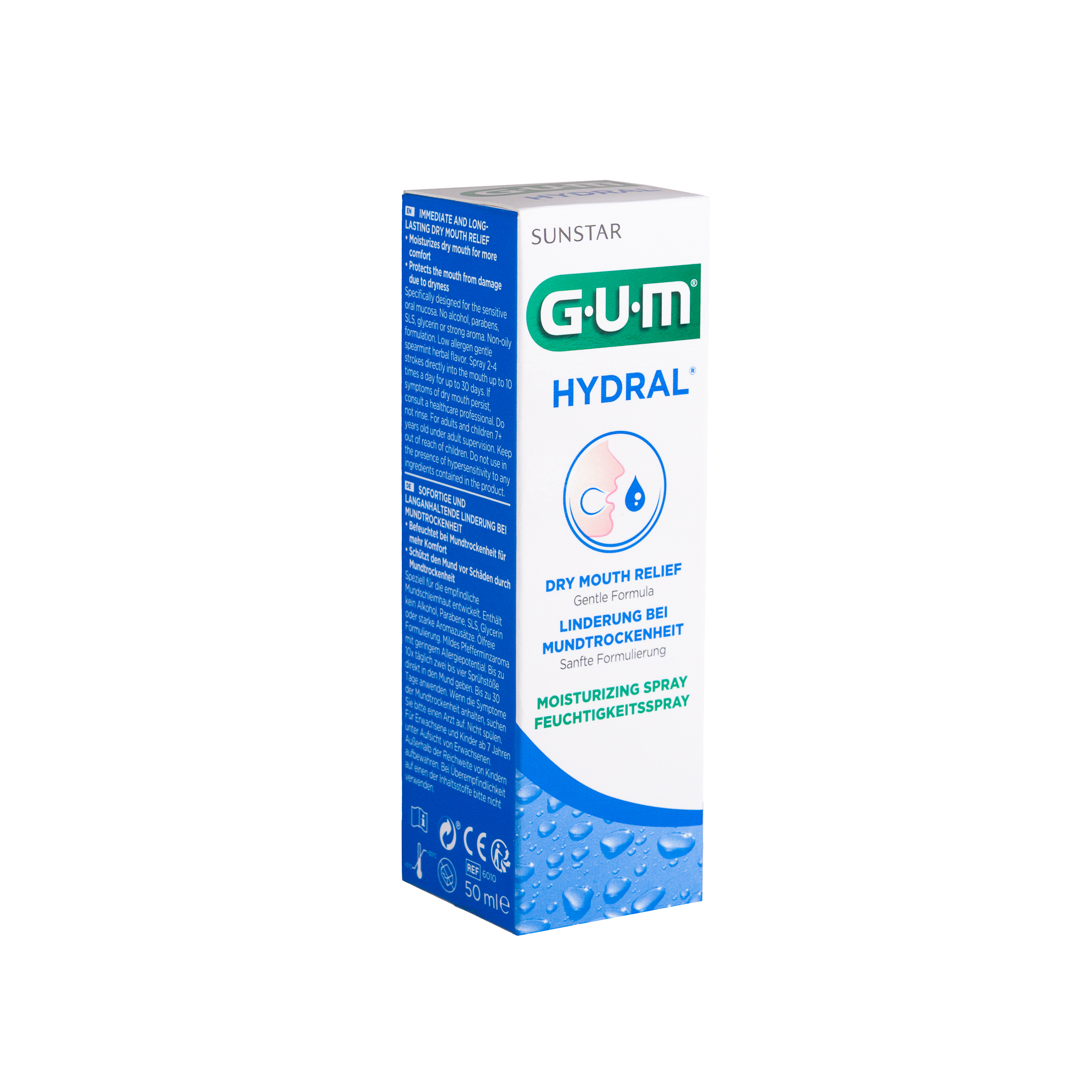 GUM Hydral kosteuttava suusuihke 50ml