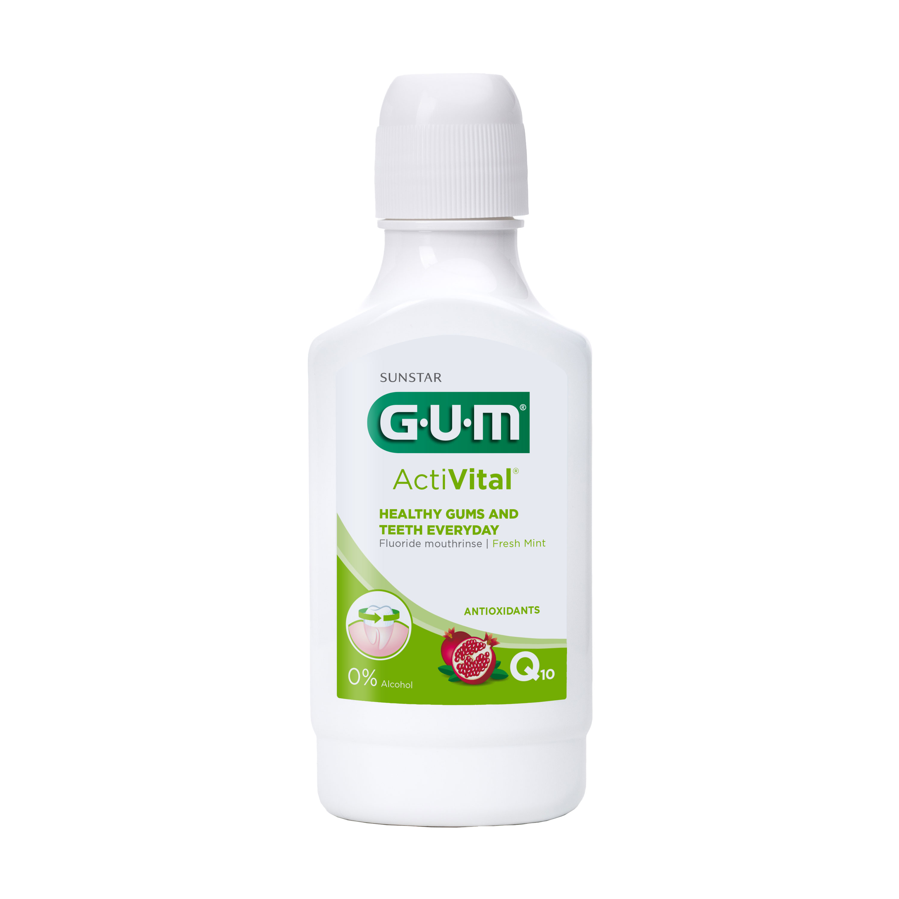 GUM ActiVital Suuvesi Fresh Mint 300ml GUM ActiVital Suuvesi Fresh Mint 300ml