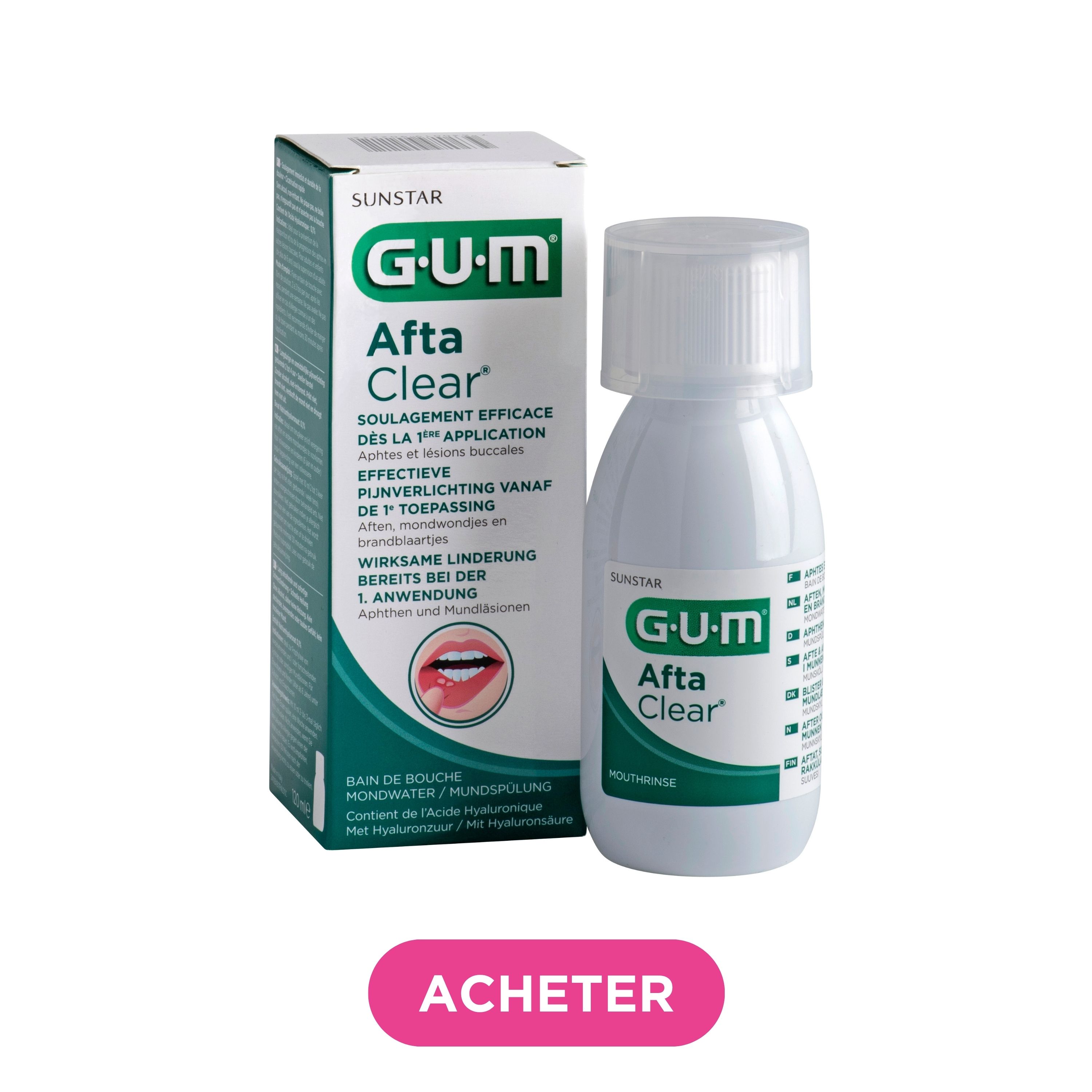 FR_Product catalogue hub images_PinkBadge Acheter - 2410FNLDSCA-FR-NL-DE-GUM-AftaClear-Rinse-hero-DTC