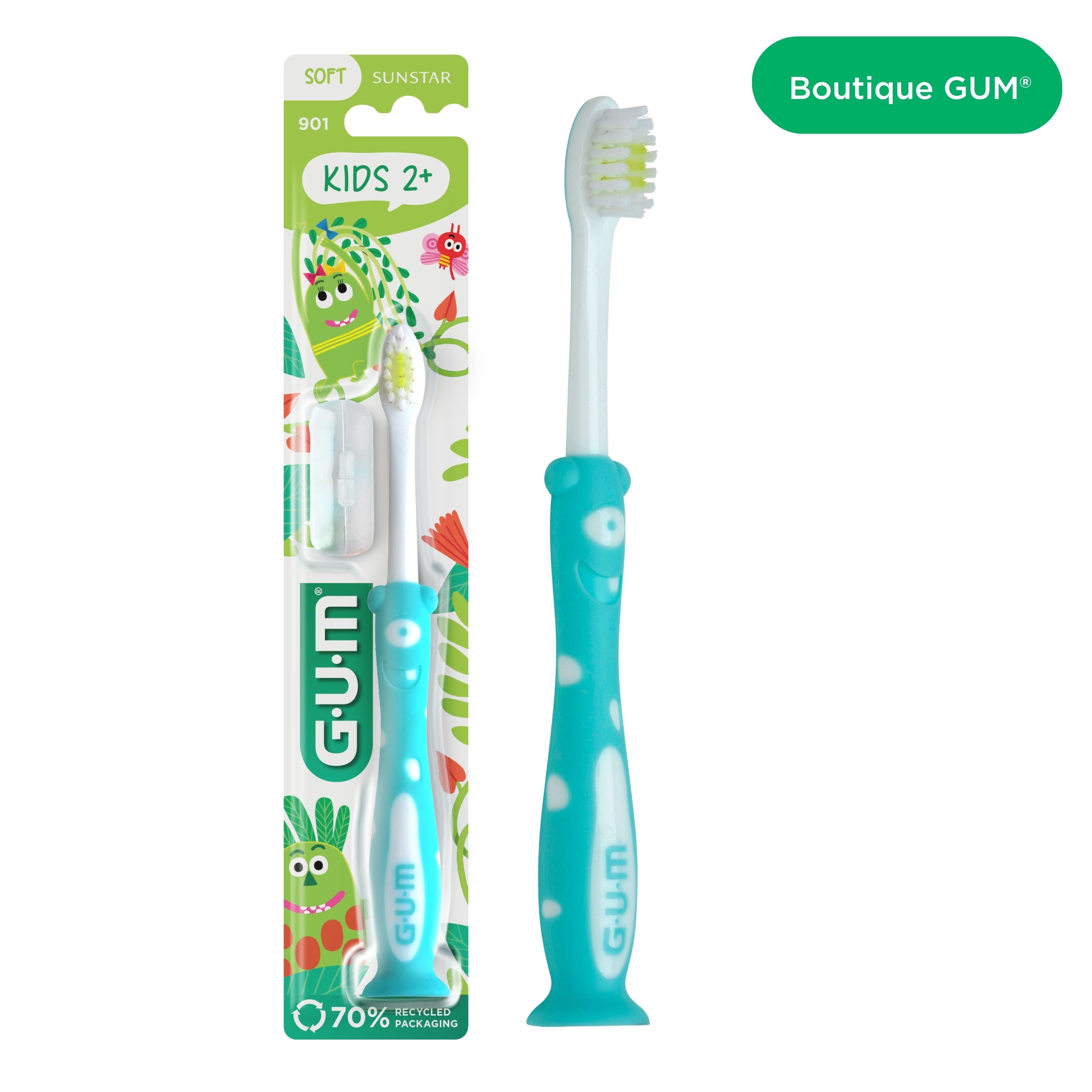 Product catalogue hub images - 901M2-GUM-KIDS-TOOTHBRUSH-LIGHT-BLUE-hero-DTC